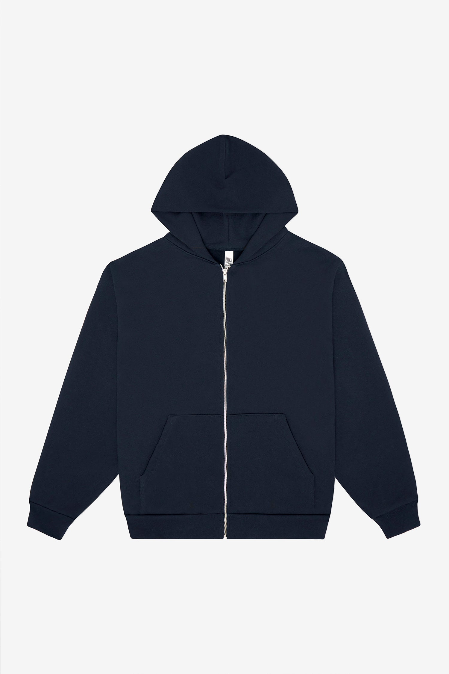 White hooded discount zip up sweatshirt