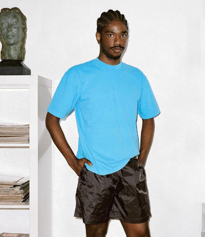 Sleeve Apparel T-shirt Angeles Mockneck Oversized Los Short 1825GD High - –