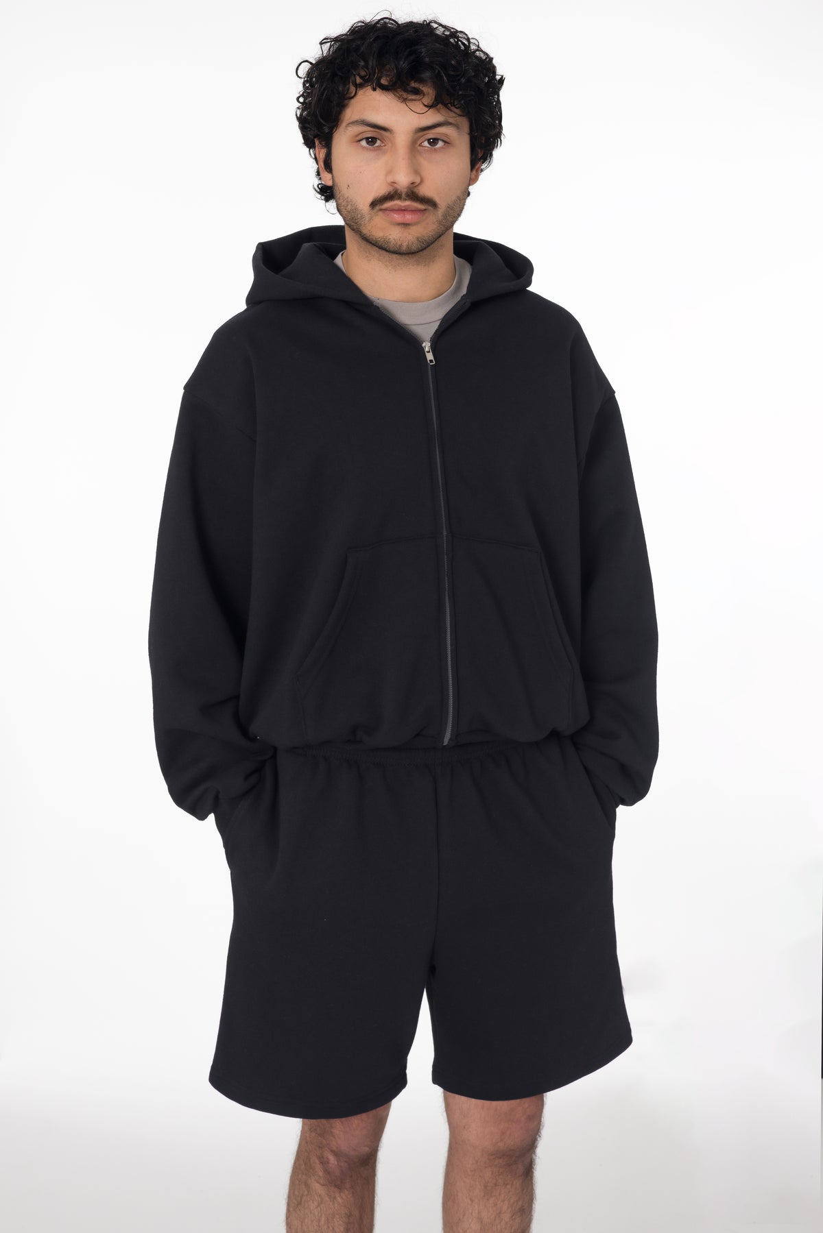 10 oz. Waist-Length Zip Hoodie from Los Angeles Apparel