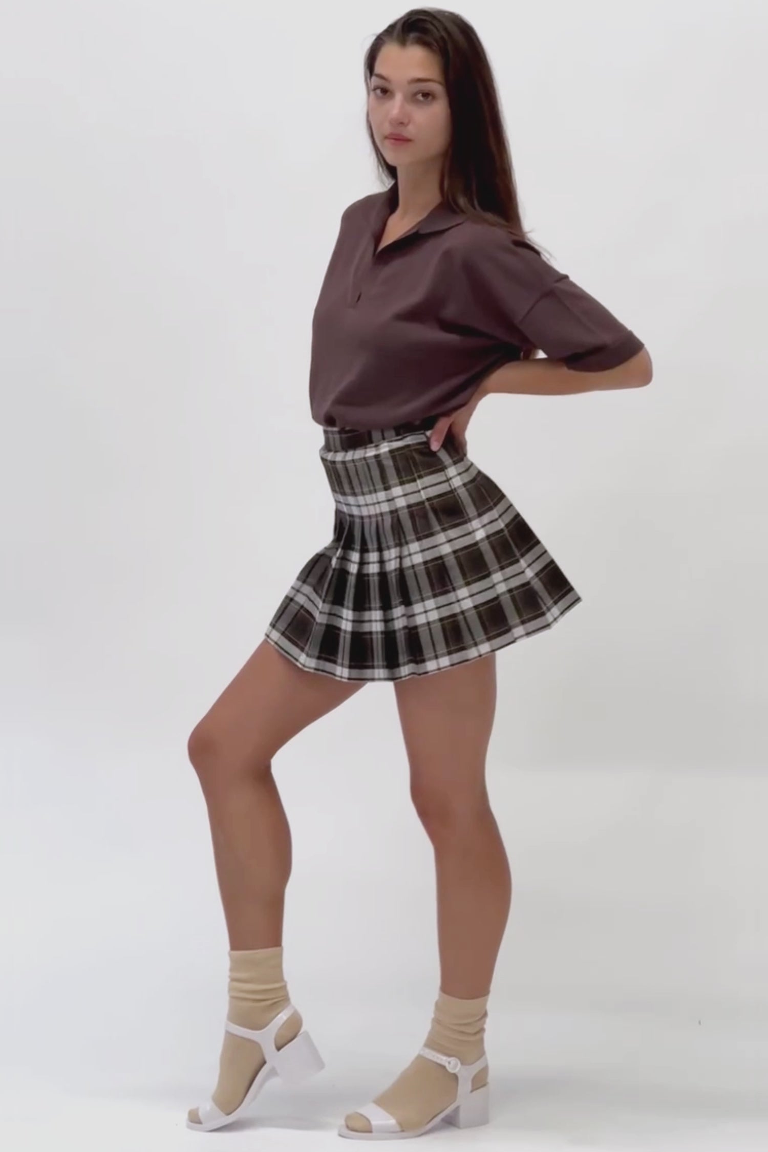 RGB300P Plaid Tennis Skirt Los Angeles Apparel