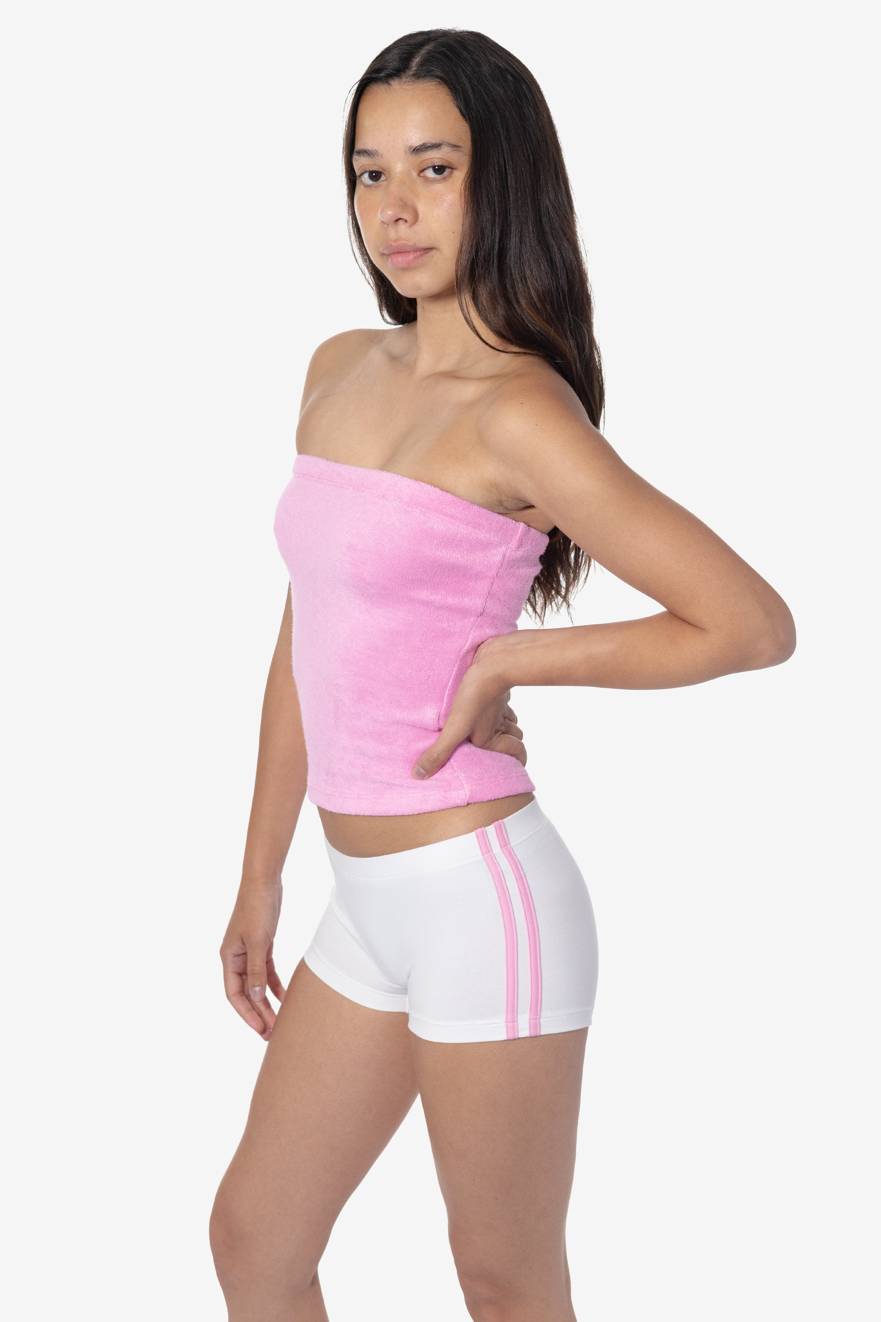 83533 - Cotton Spandex Athletic Stripe Mini Short – Los Angeles