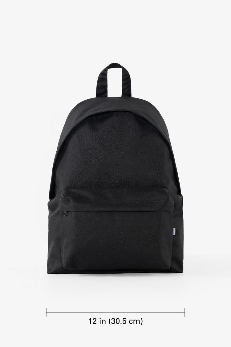 Black heavy duty backpack sale