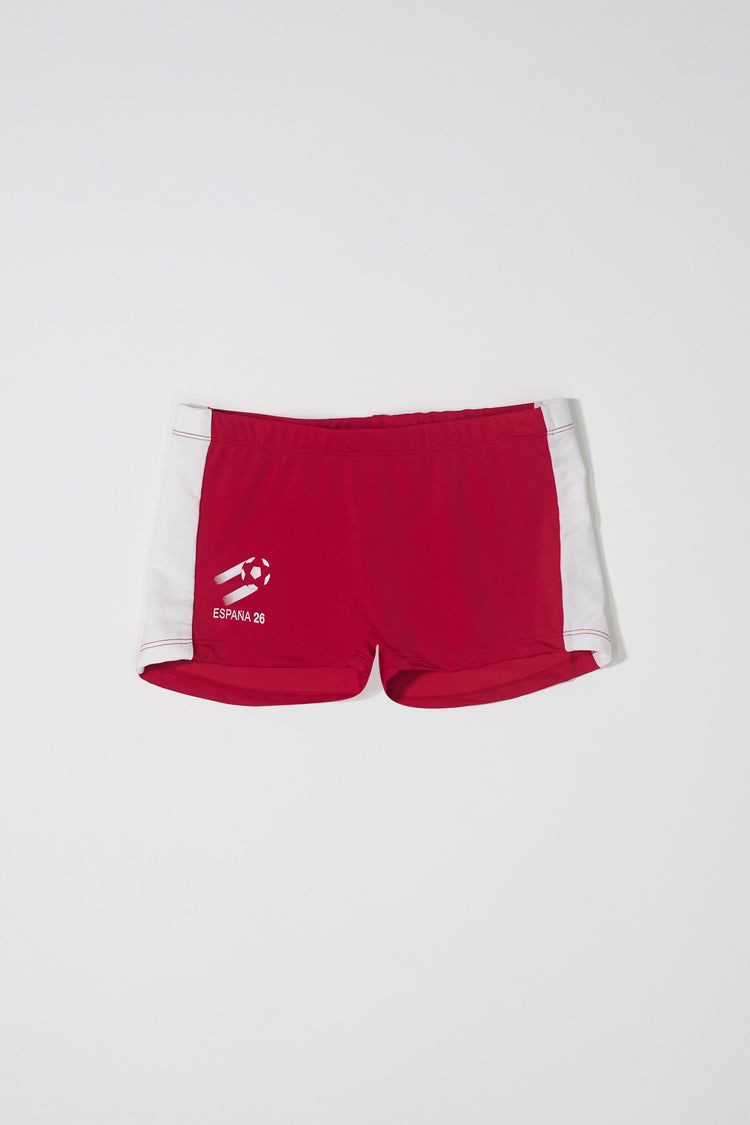 España Tricot Shorts Red/White