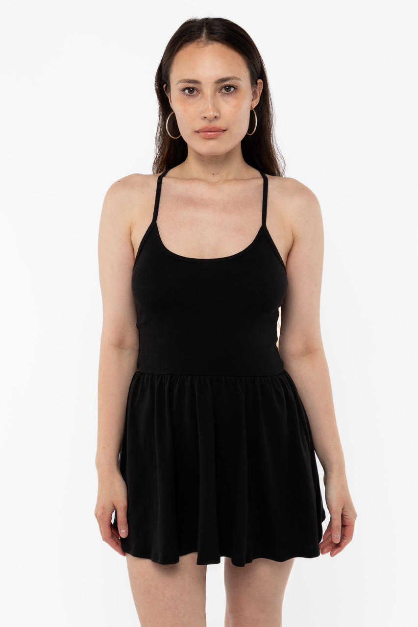 cross back mini dress Black Smocked Top Short Dress With Criss Cross Back
