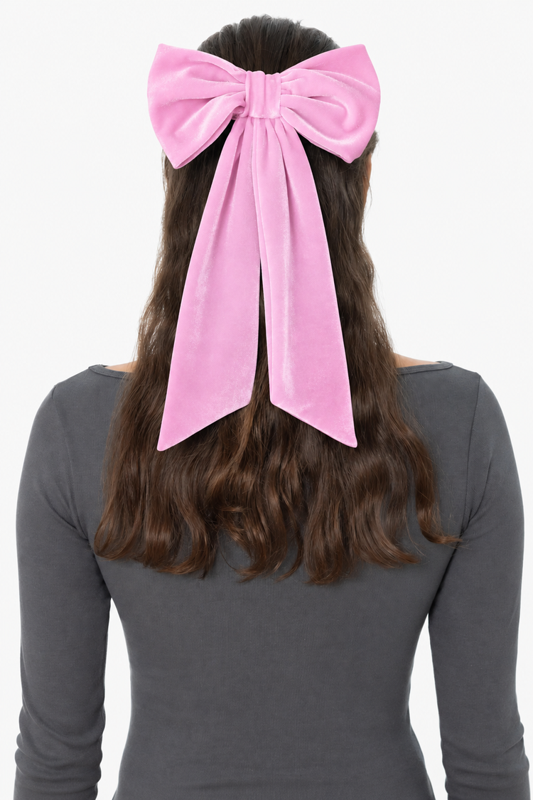 VVT051 - Velvet Long Schoolgirl Bow