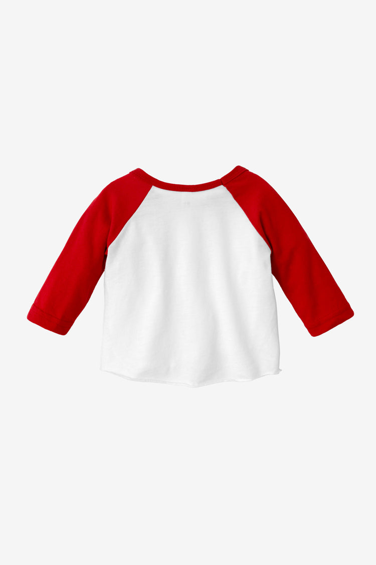 FF0053 - Infant 3/4 Sleeve Poly Cotton Raglan