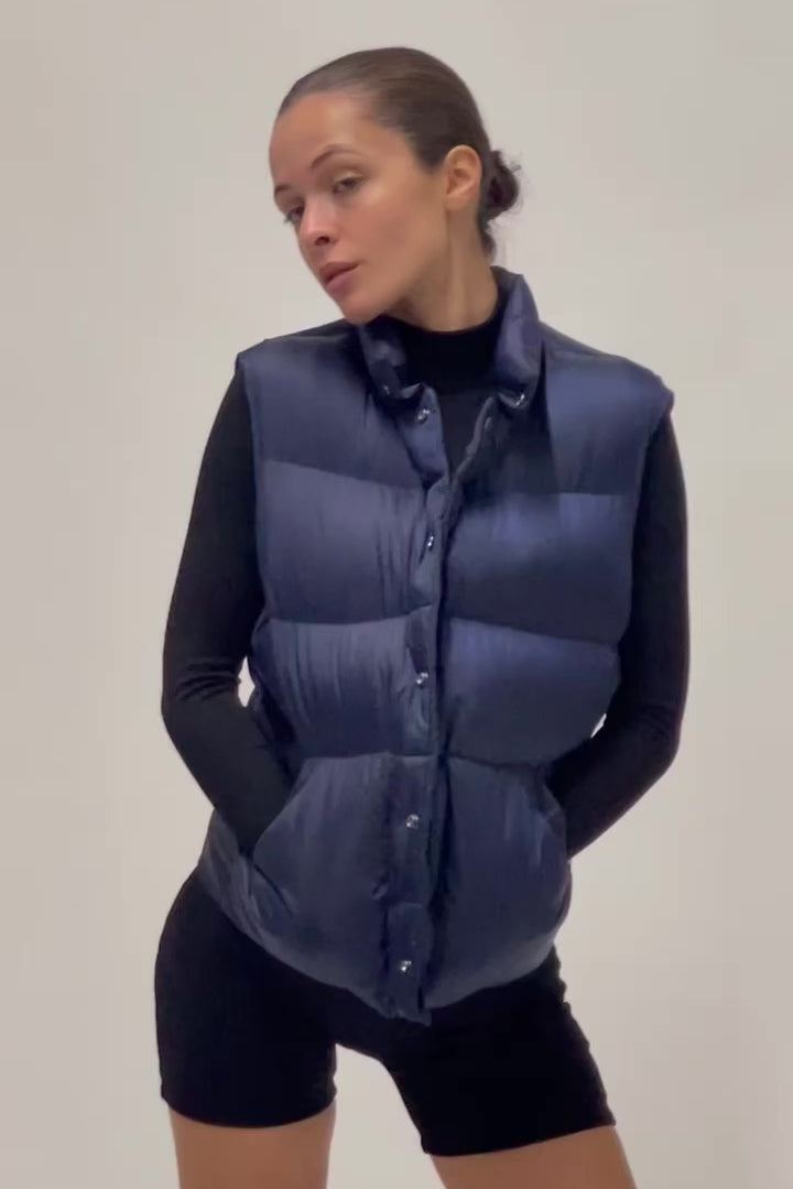 RNFP400 - Nylon Puffer Vest – Los Angeles Apparel