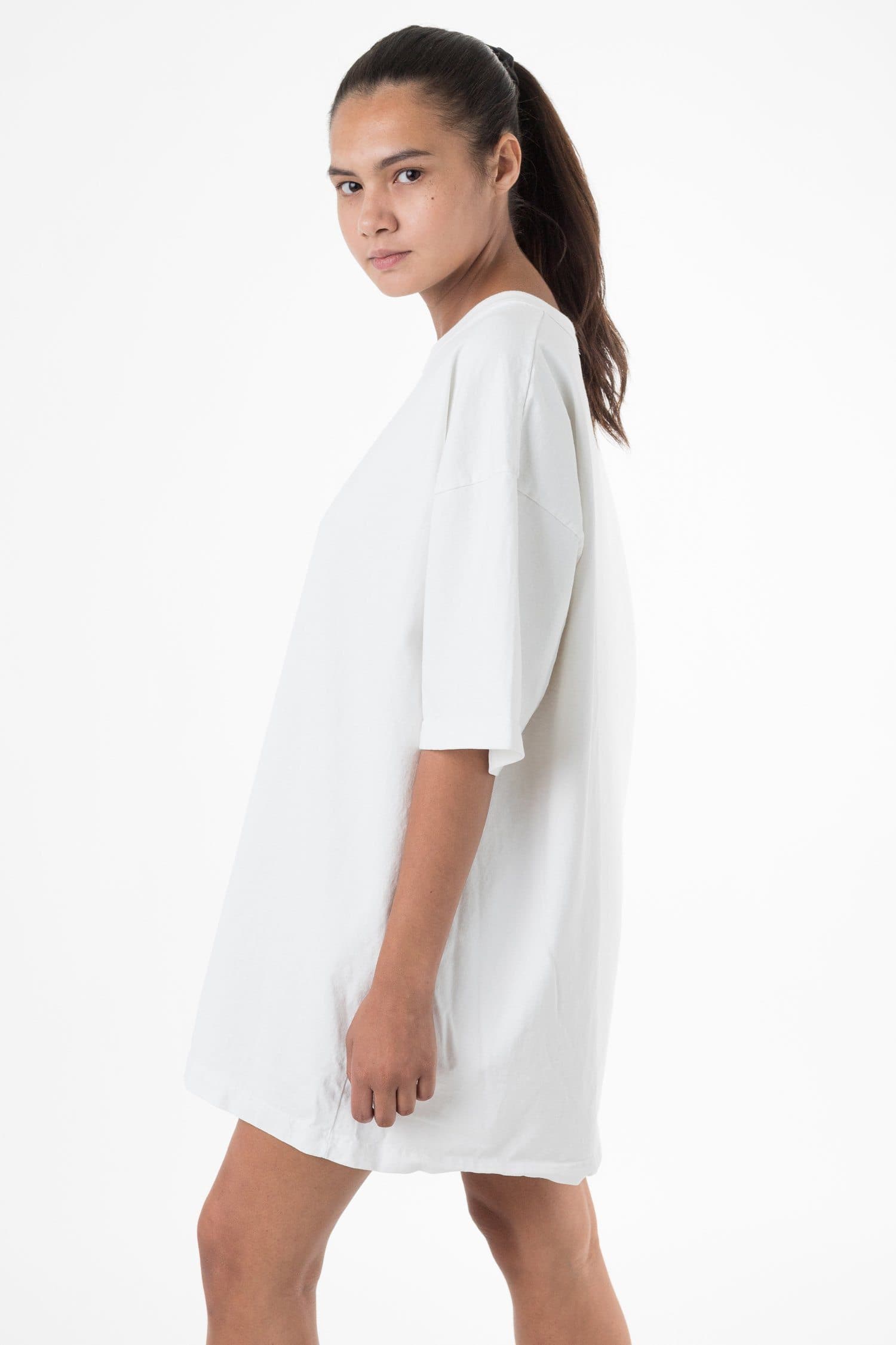 Los Angeles Apparel | Wide T-Shirt for Women in Off White, Size XS