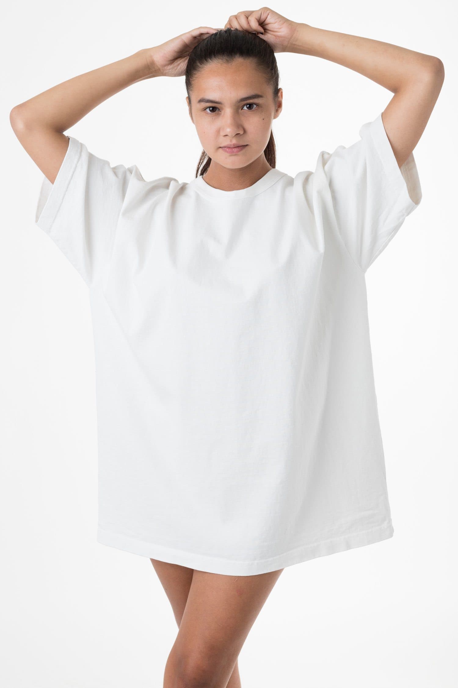 Los Angeles Apparel | Shirt for Women in Off White, Size Medium