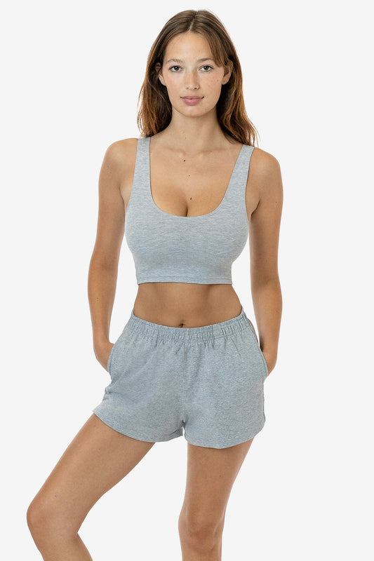 Sofra Women's Tank Top Cotton Ribbed 2 Pack Deal(H Grey/H Grey-L) at   Women's Clothing store