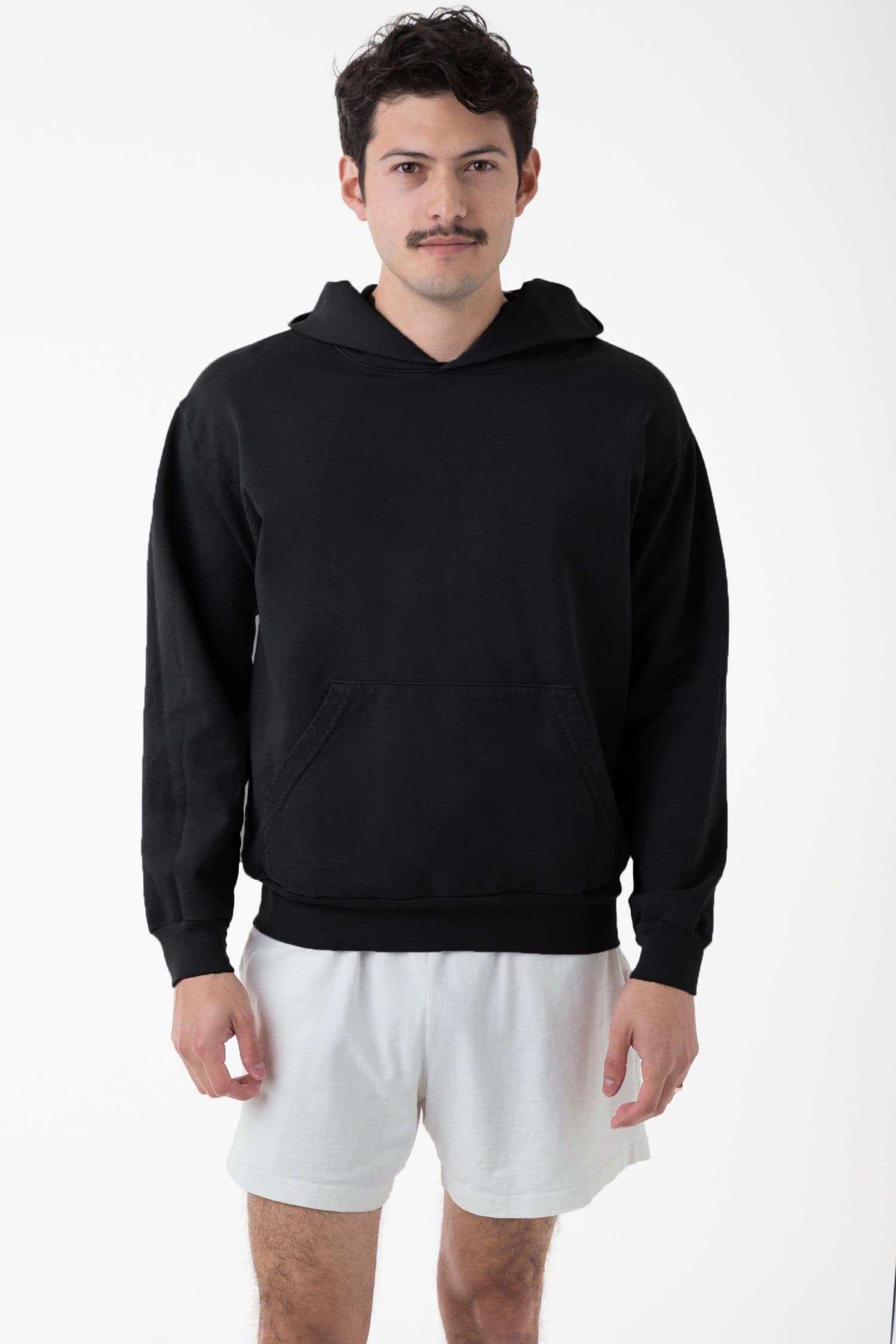 MWT09GD - Long Sleeve Garment Dye French Terry Pullover Hoodie