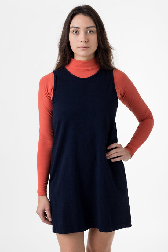 1840GD - Garment Dye Tank Dress – Los Angeles Apparel