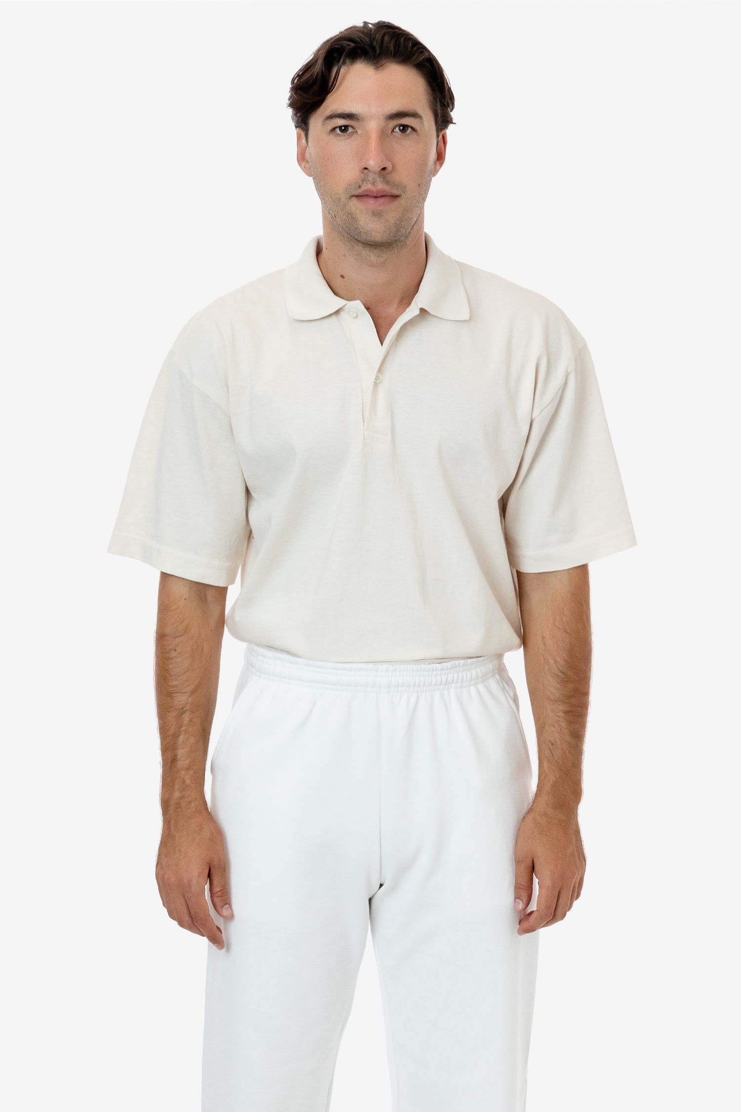 18412GD - 18/1 Short Sleeve Polo T-Shirt – Los Angeles Apparel