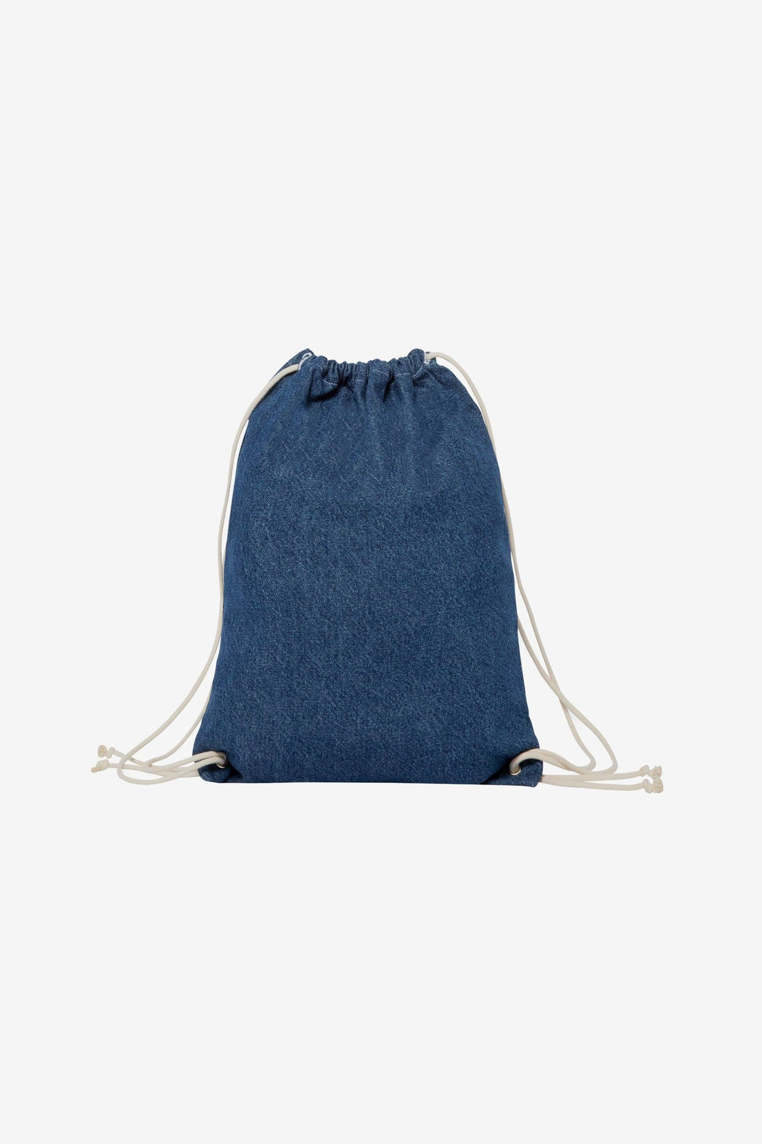 BAGGU Washed Denim Drawstring Backpack RARE BAGGU Drawstring Backpack - Washed Denim | Garmentory main image 3
