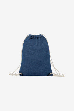WD09 - Denim Drawstring Backpack – Los Angeles Apparel display picture 3