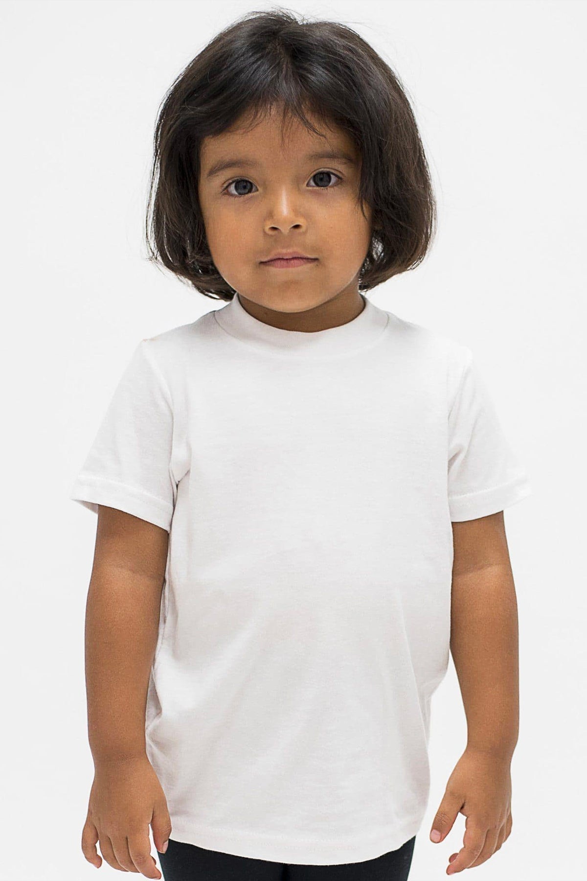 Los Angeles Apparel | Youth Short Sleeve Fine Jersey T-Shirt for Kids in White, Size 10