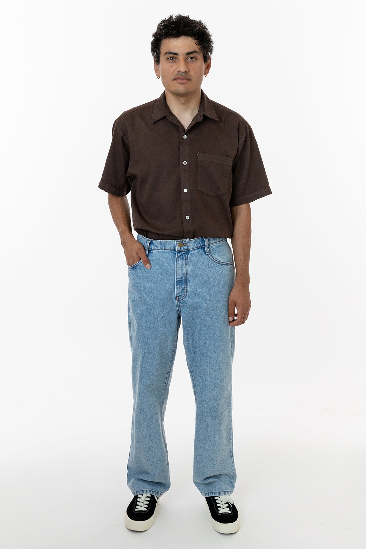 Men's Medium Wash Athletic Skinny Jeans, Men's Bottoms