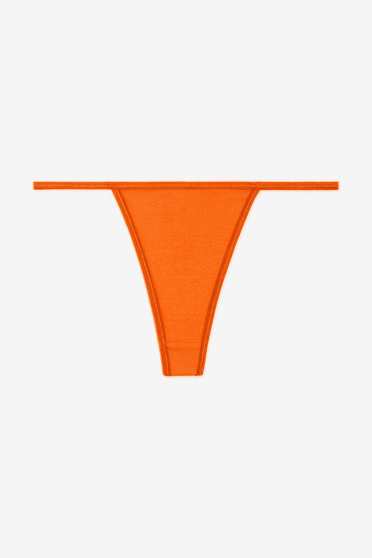 Calvin Klein Underwear THONG - Thong - spicy orange/neon orange 