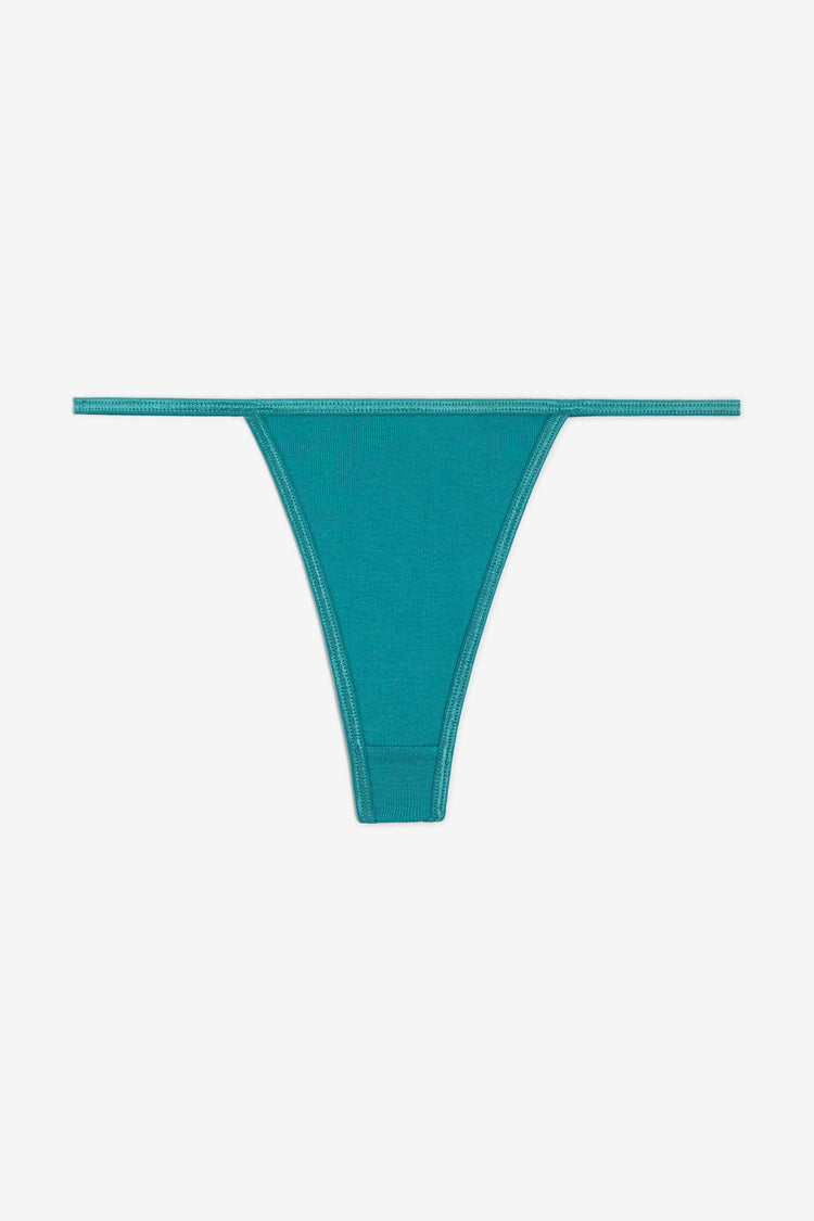 Los Angeles Apparel 8390 Cotton Spandex Thong Panty - From $6.43