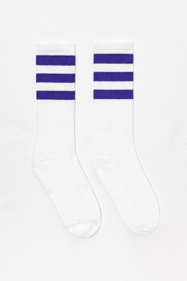 CALFSOCK - Unisex 3-Stripe Calf Sock – Los Angeles Apparel