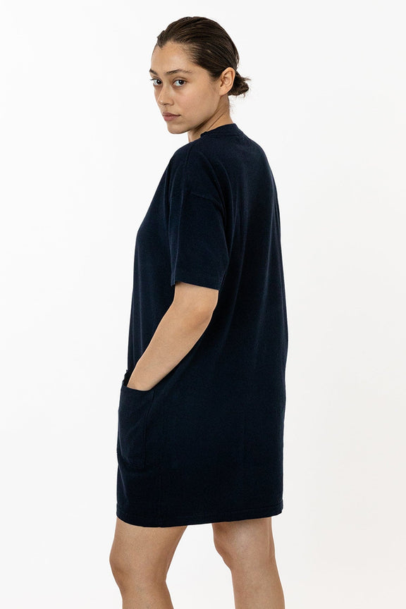 1431GD - Garment Dye Oversized T-shirt Dress – Los Angeles Apparel
