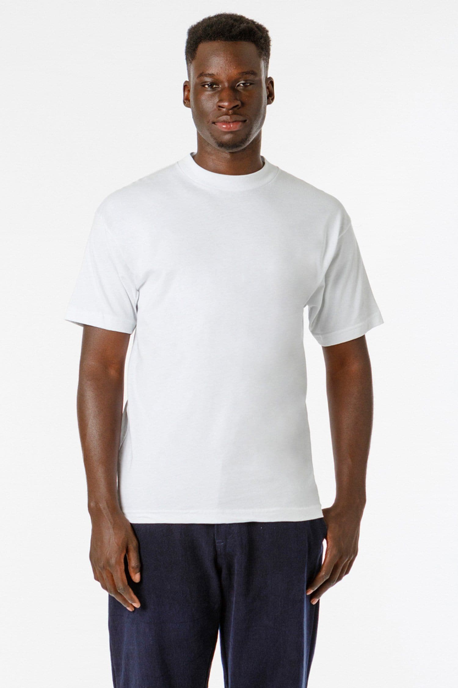 White Crew Neck Tee, T-Shirts For Men