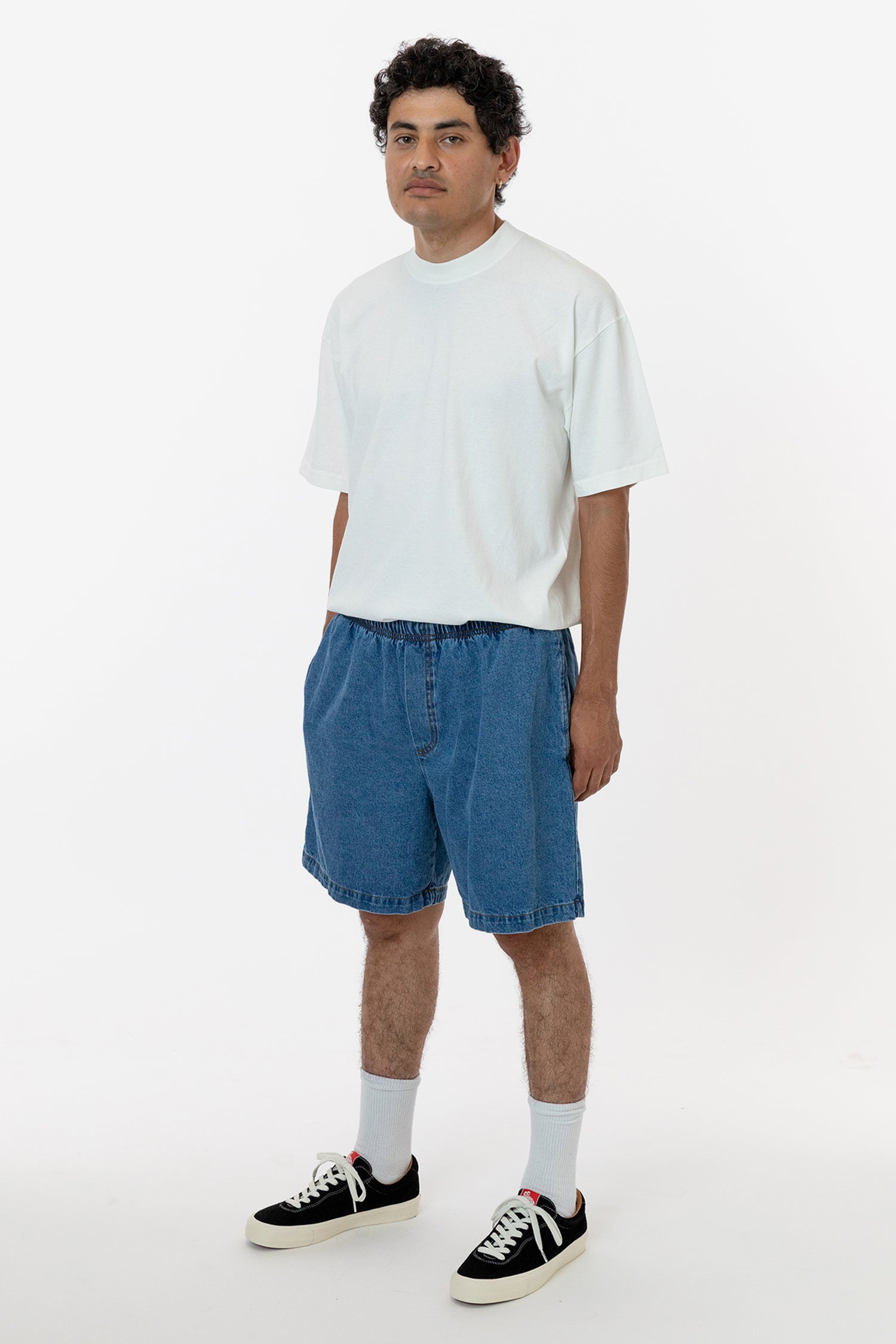 RDN466 - Baggy Denim Shorts – Los Angeles Apparel