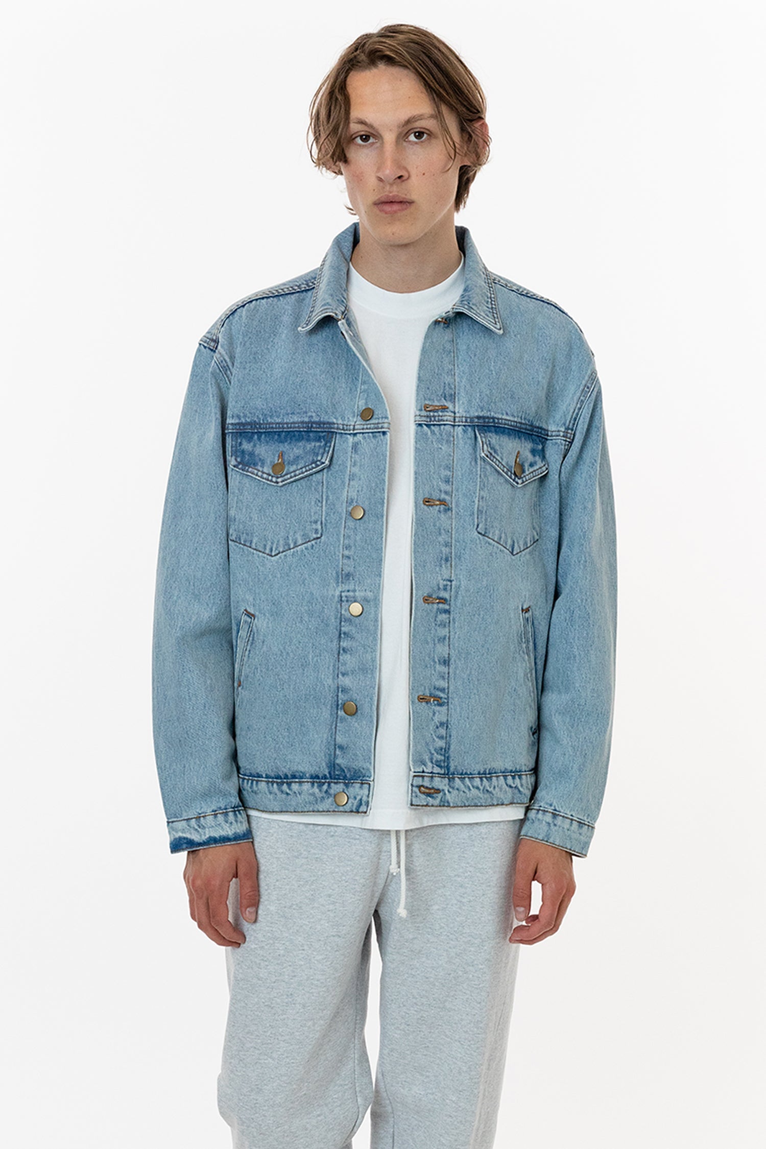 Jacket Balenciaga Blue size M International in Denim - Jeans
