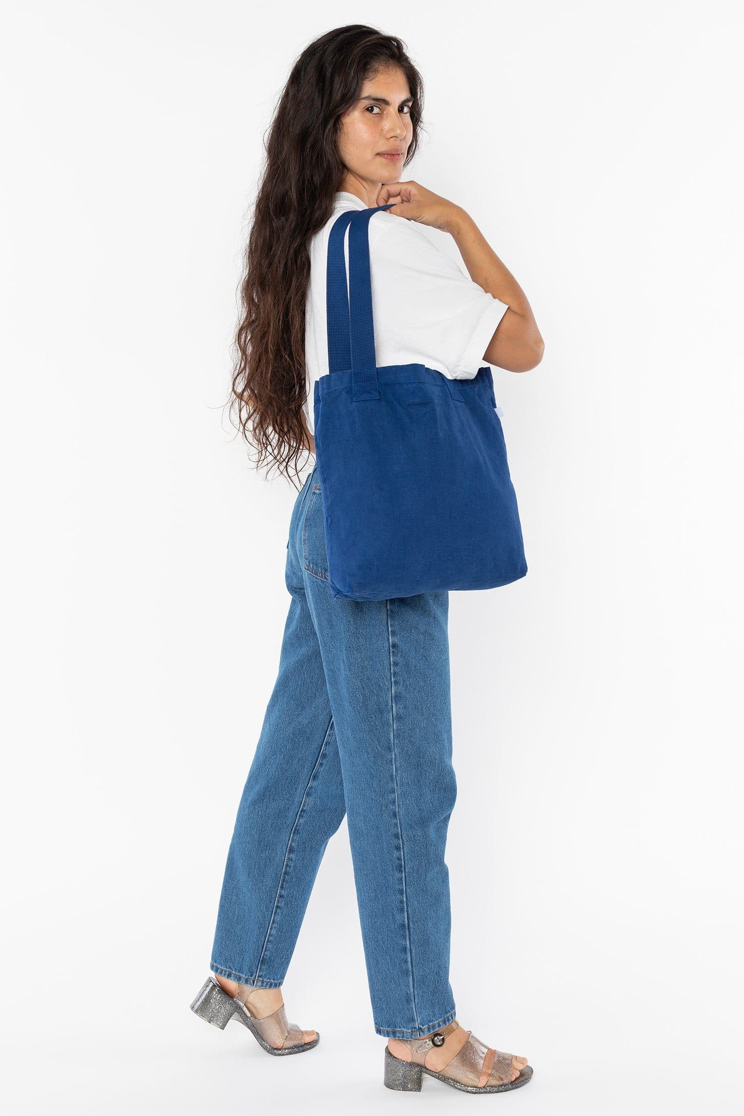 B Sides Denim Remakb Tote Bag-