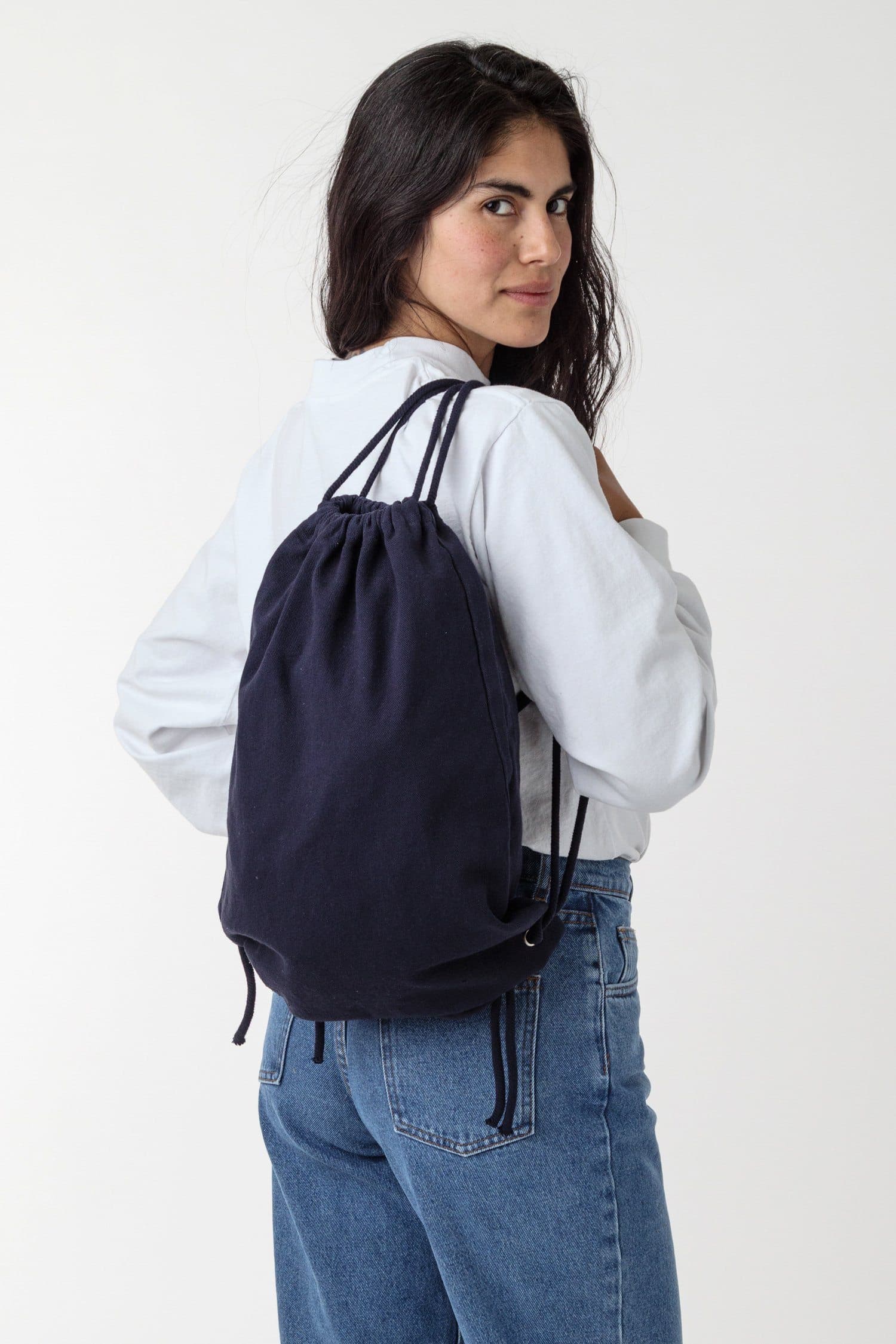 BD09 - Bull Denim Drawstring Backpack