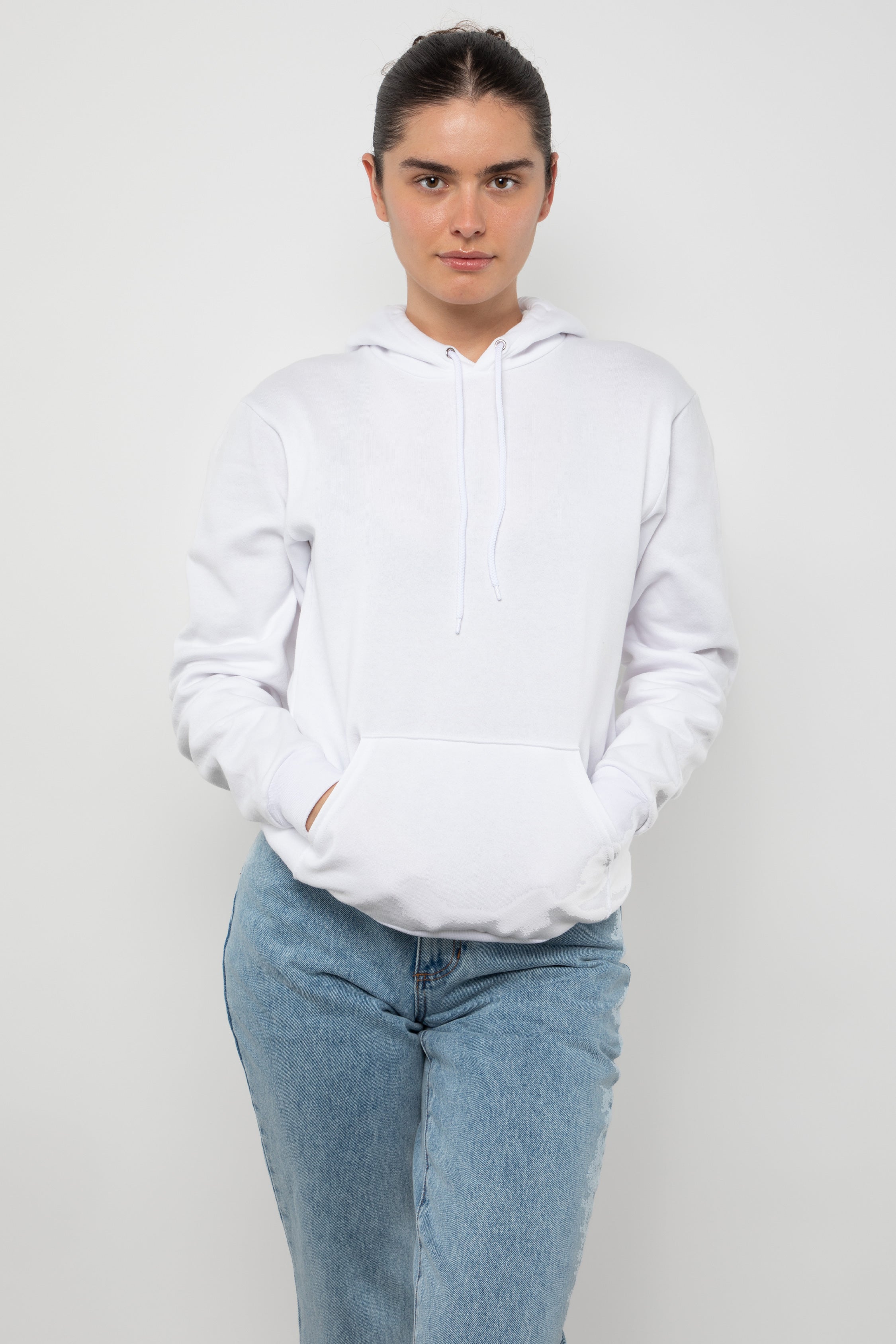 F98 50 50 Dropped Shoulder Pullover Hoodie