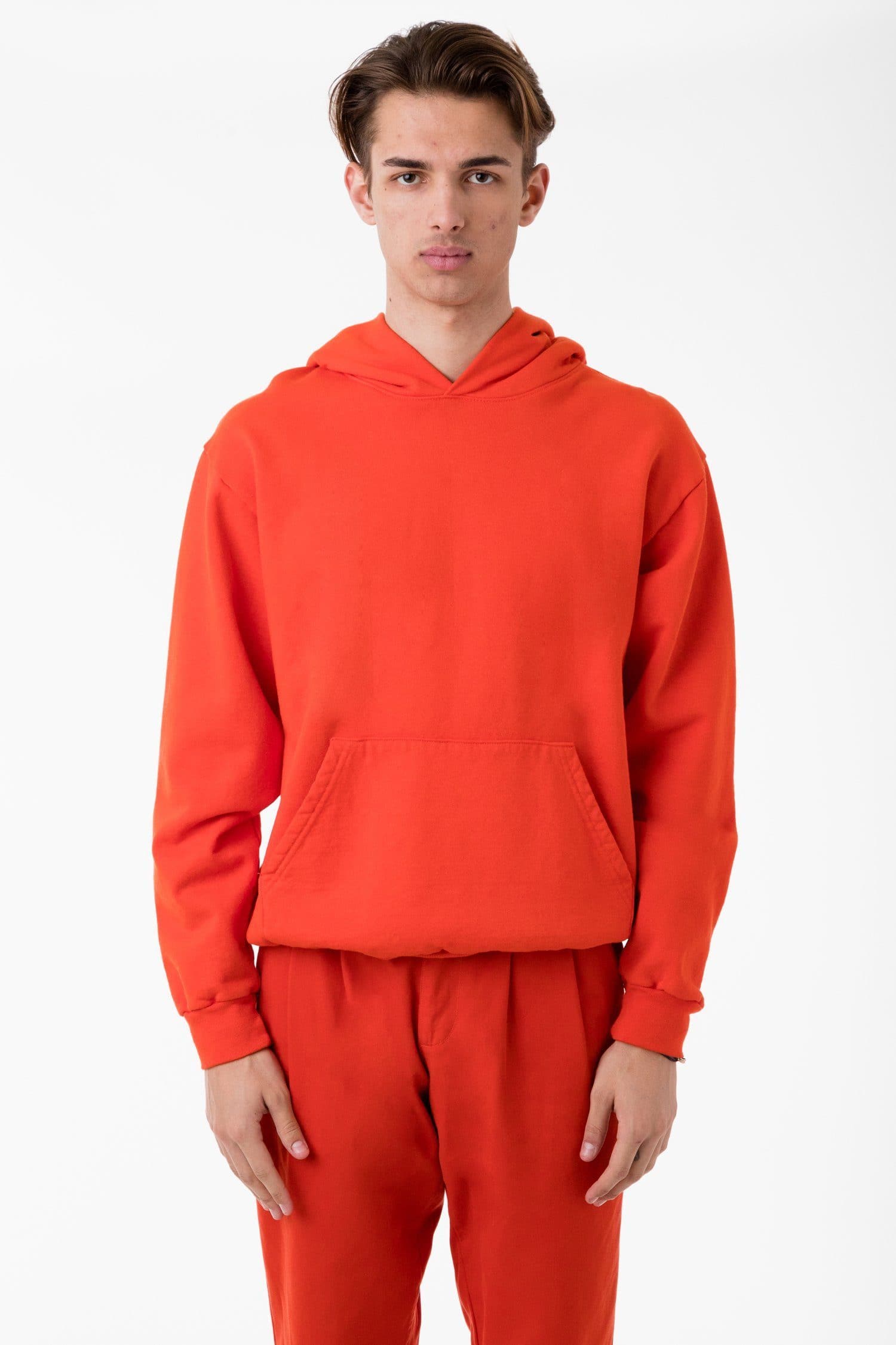 HF09GD - Garment Dye 14oz. Heavy Fleece Hooded Pullover Sweatshirt