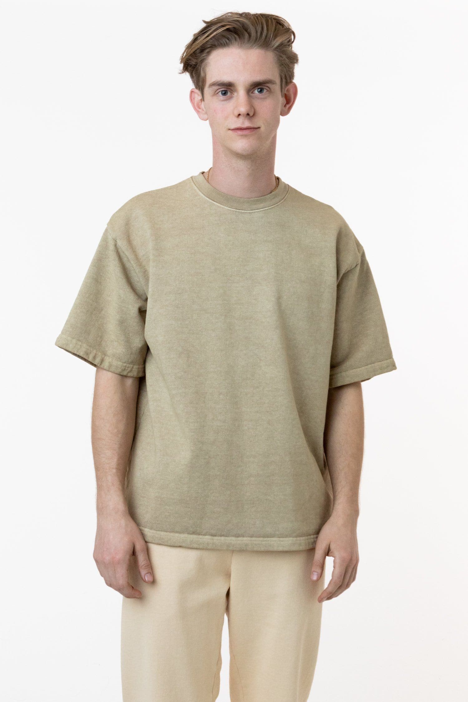 Gauvine Essential Long Sleeve Deep V-Neck T-Shirt 5004