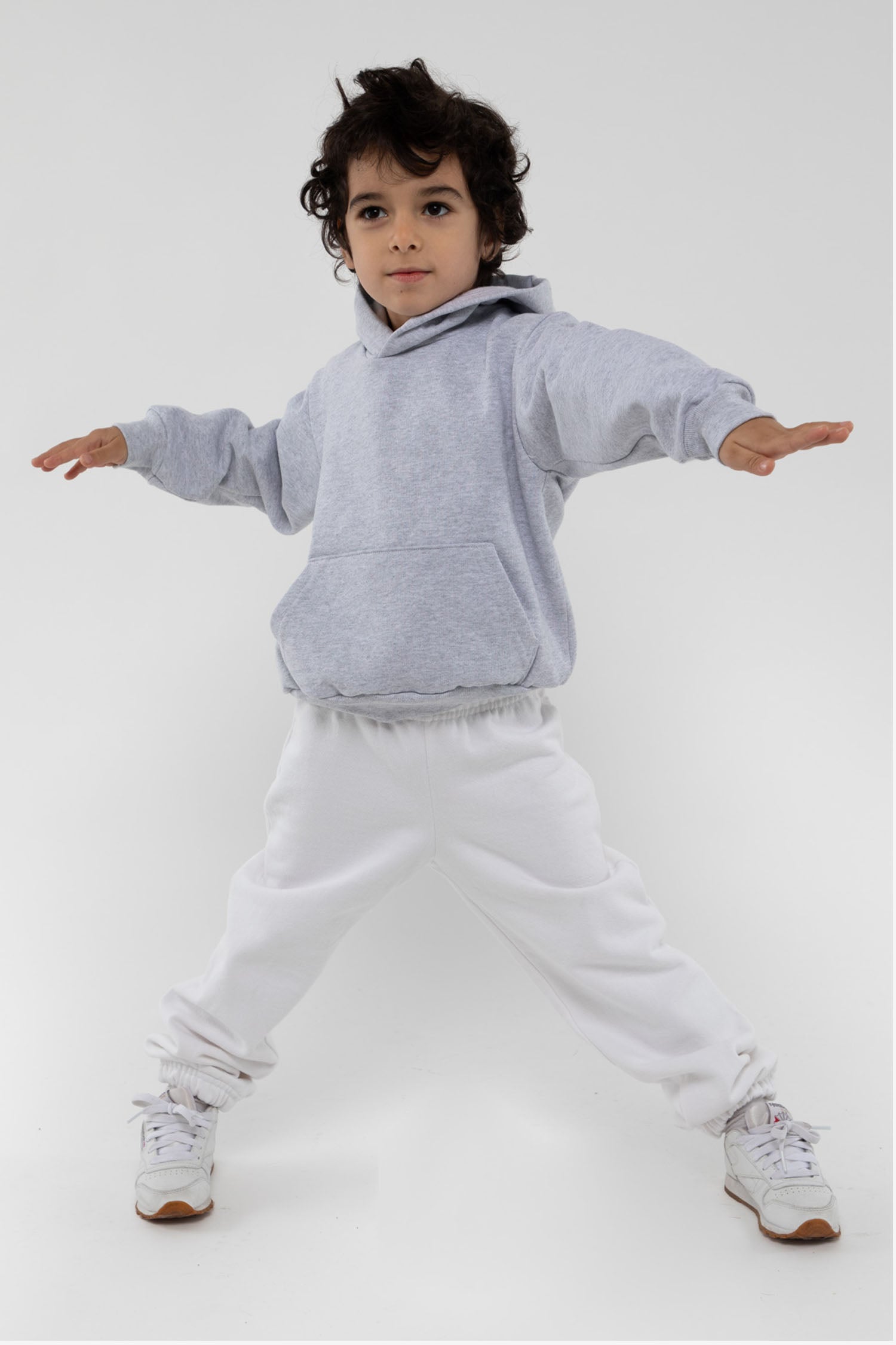 HF-109 - Kids Heavy Fleece Hooded Pullover Sweatshirt – Los