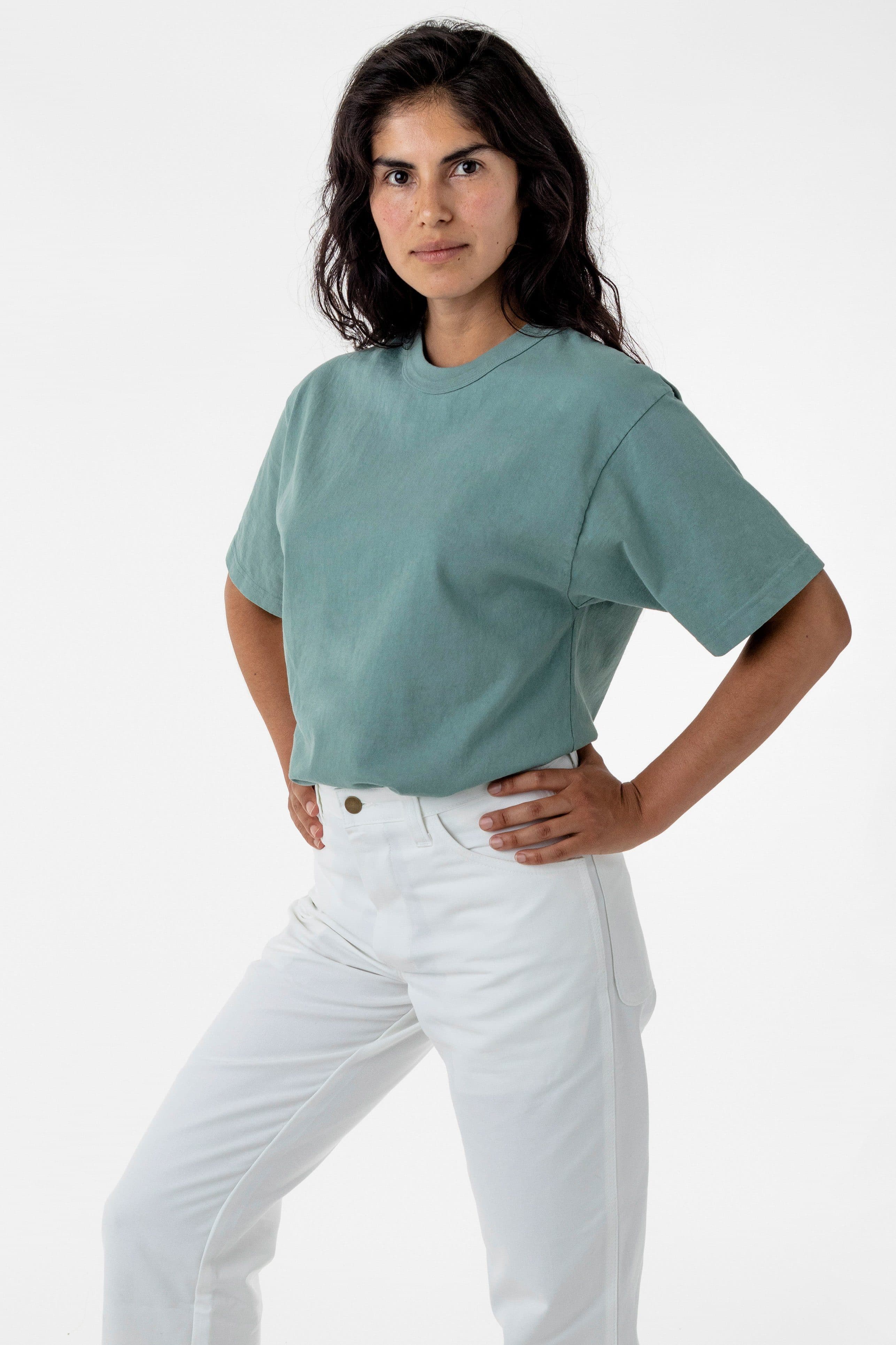 1203GD Unisex - Short Sleeve Binding Garment Dye T-Shirt