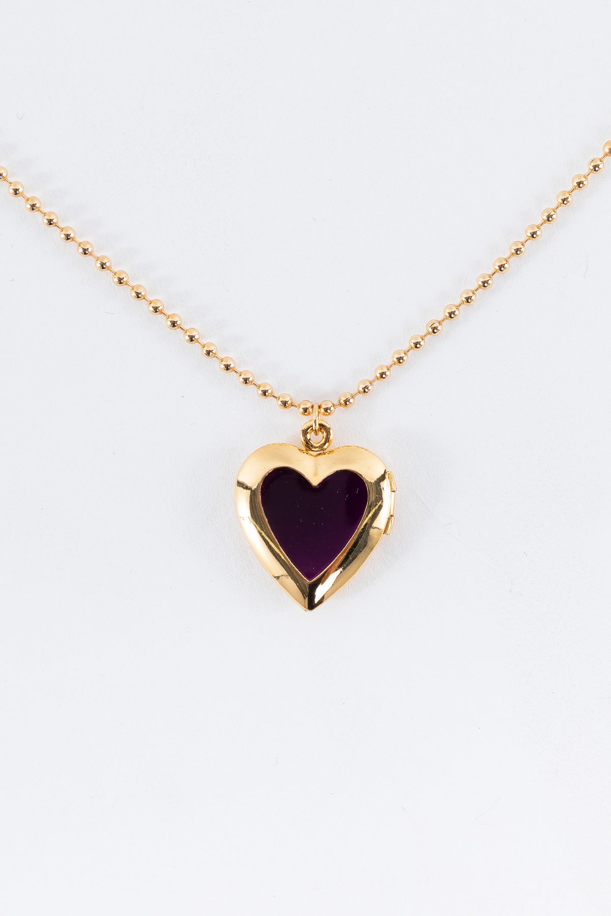 JWLEHL Enameled Heart Locket