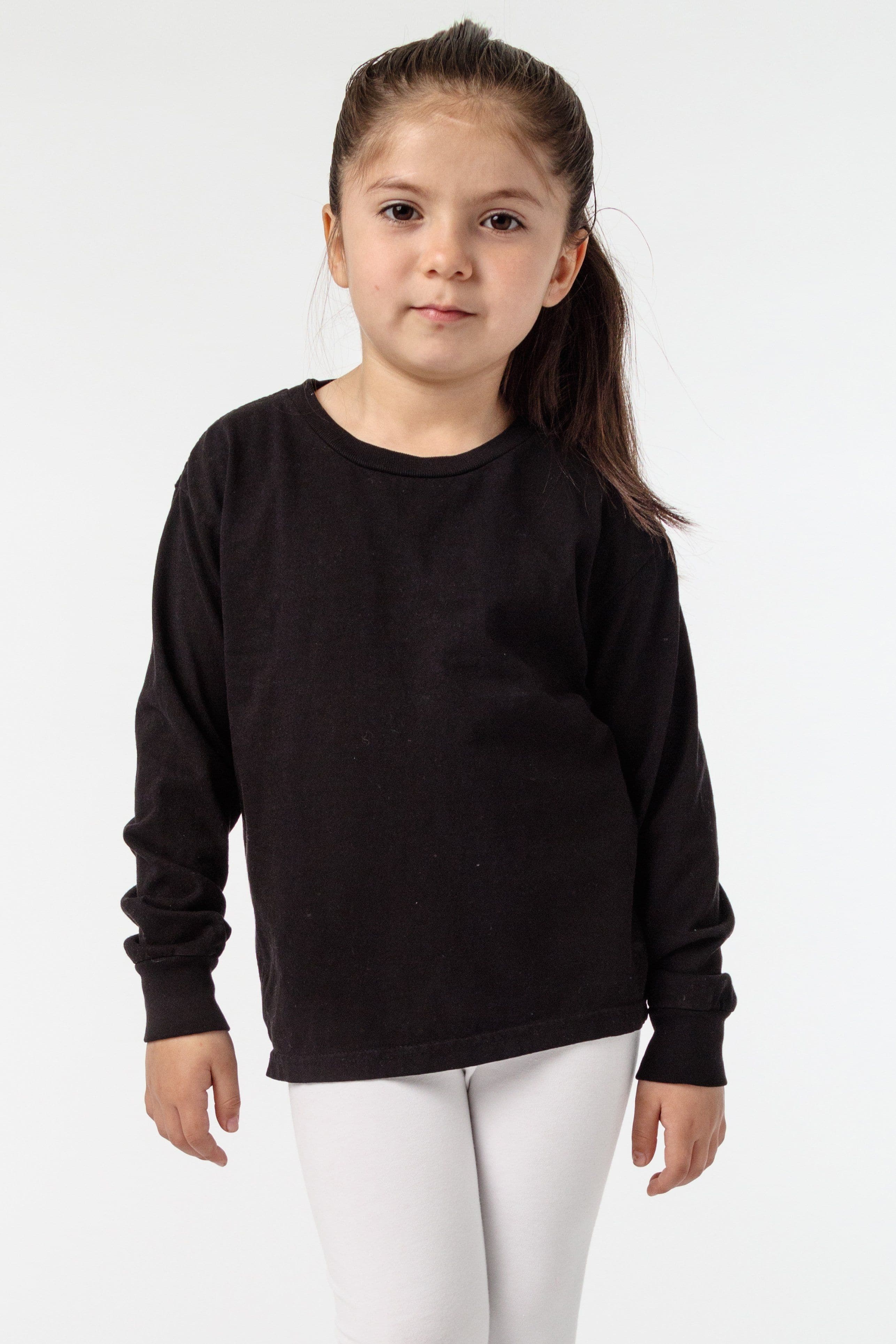 There Was One Kids colour-block long-sleeved cotton T-shirt - White