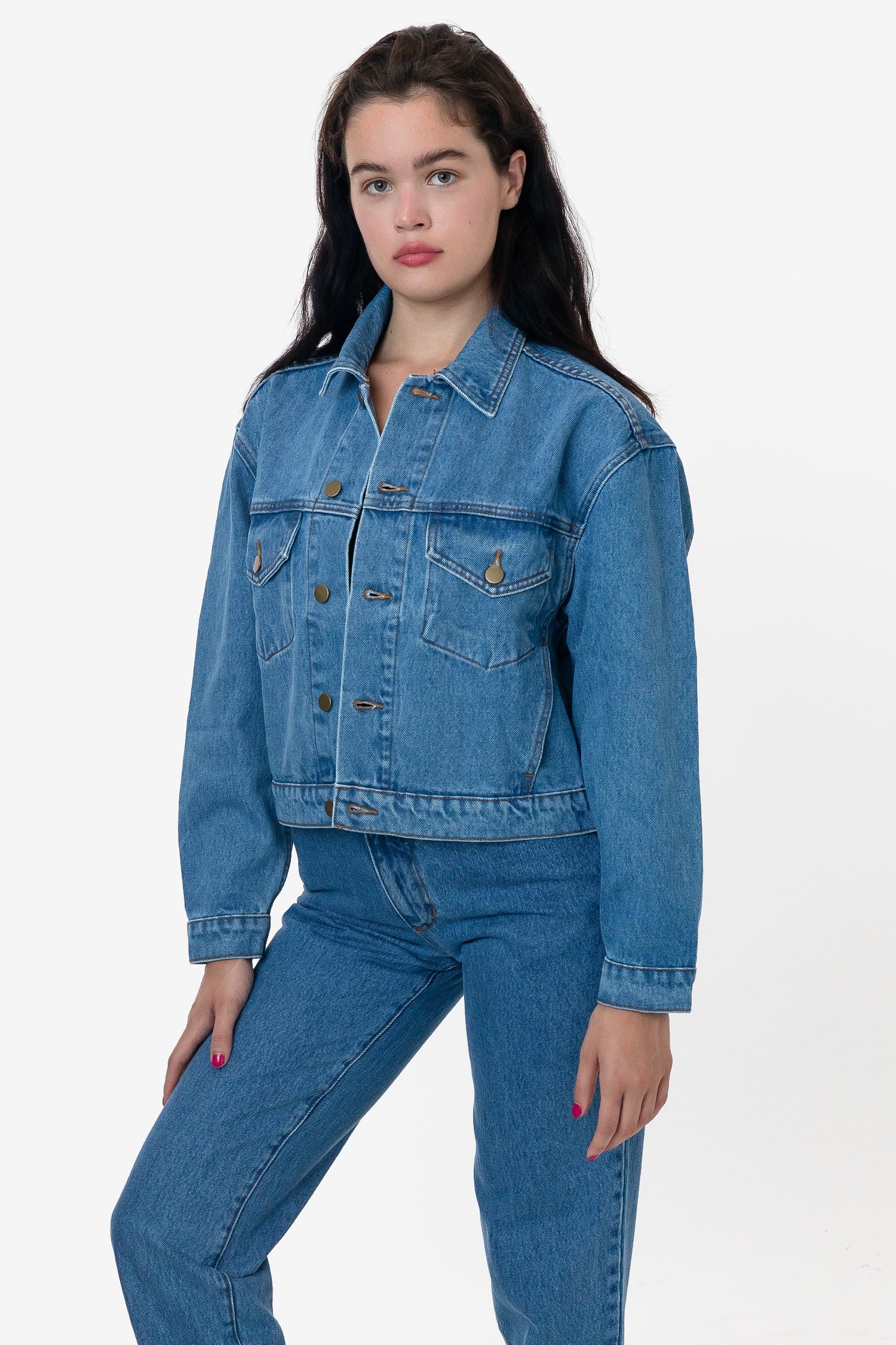 RDNW03 - Denim Cropped Jacket