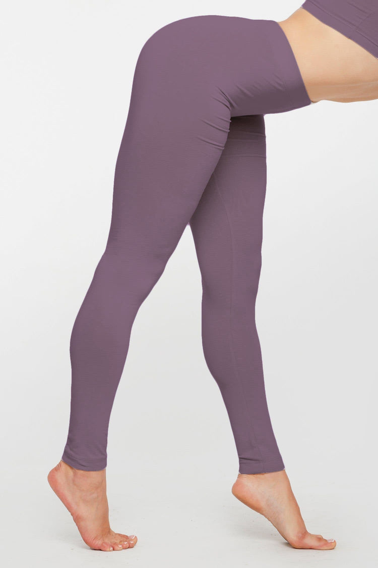Women Cotton Ankle Legging - Lavender – Cybele
