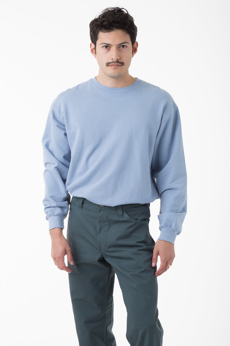 MWT07GD - Long Sleeve Garment Dye French Terry Pullover – Los Angeles ...
