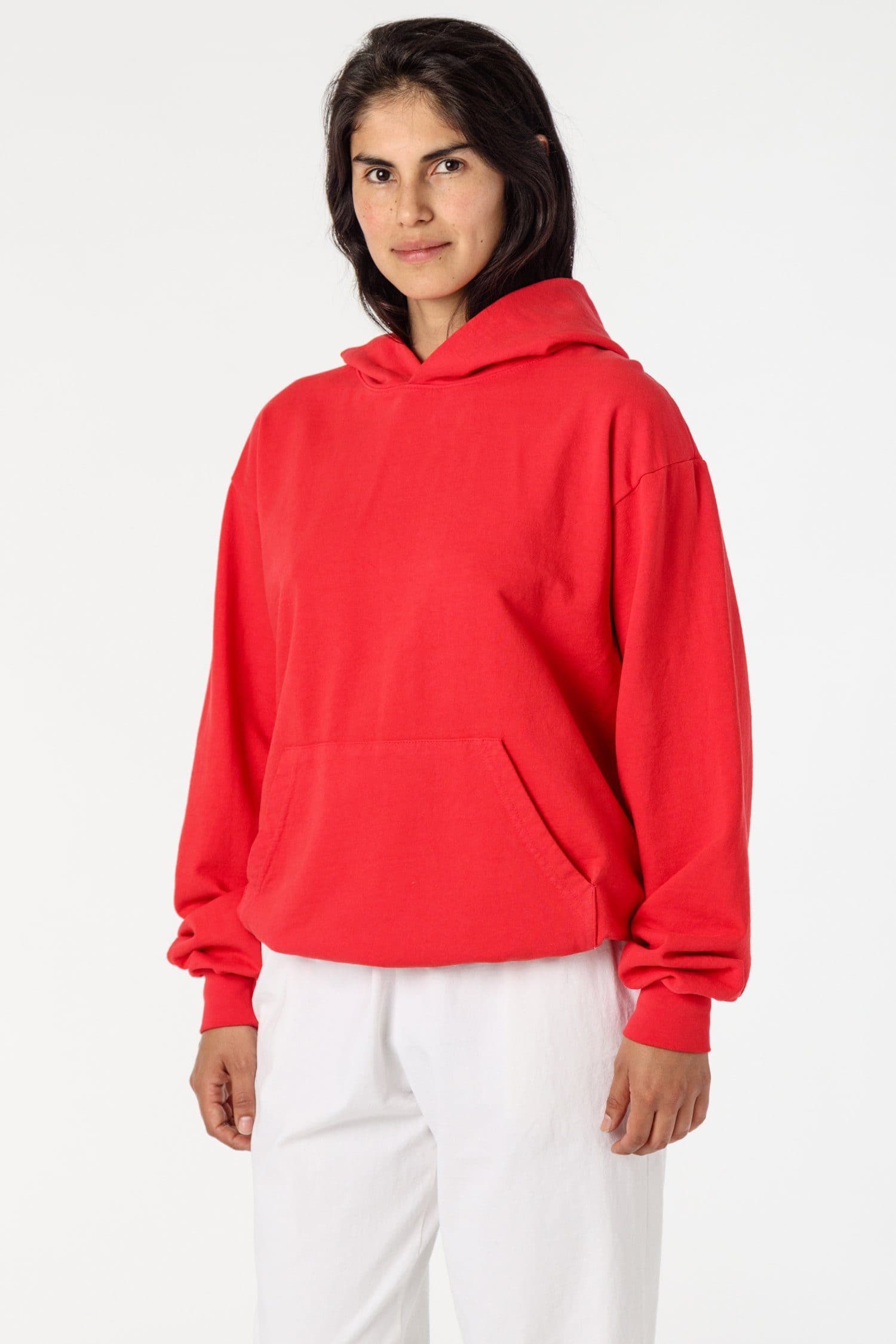 Essentials Women's French Terry Hooded Tunic Sweatshirt, Red,  X-Small : : Clothing, Shoes & Accessories