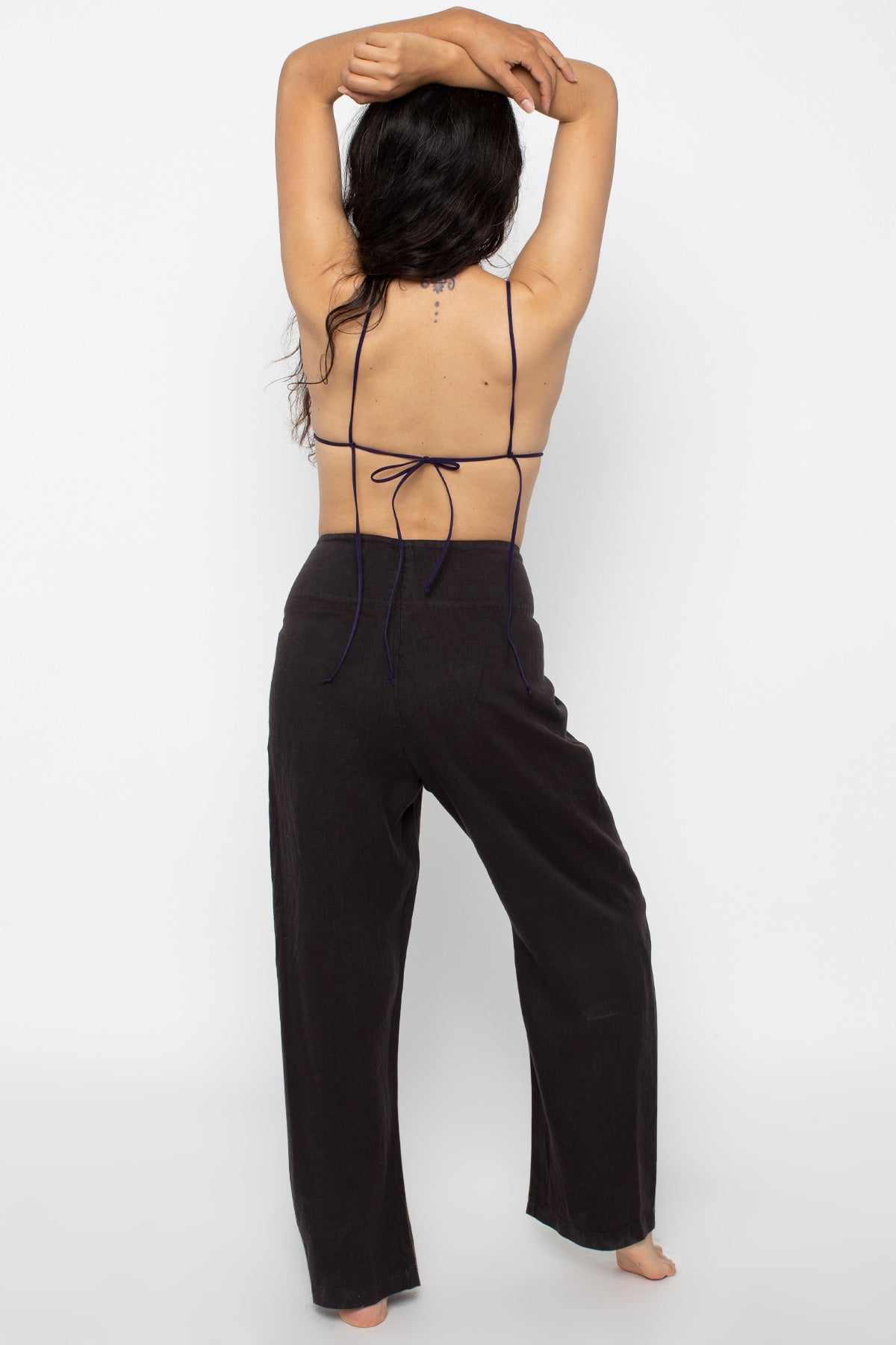 AMERICAN APPAREL LOOP TERRY TOWELLING HALTER TRIANGLE LOUNGE