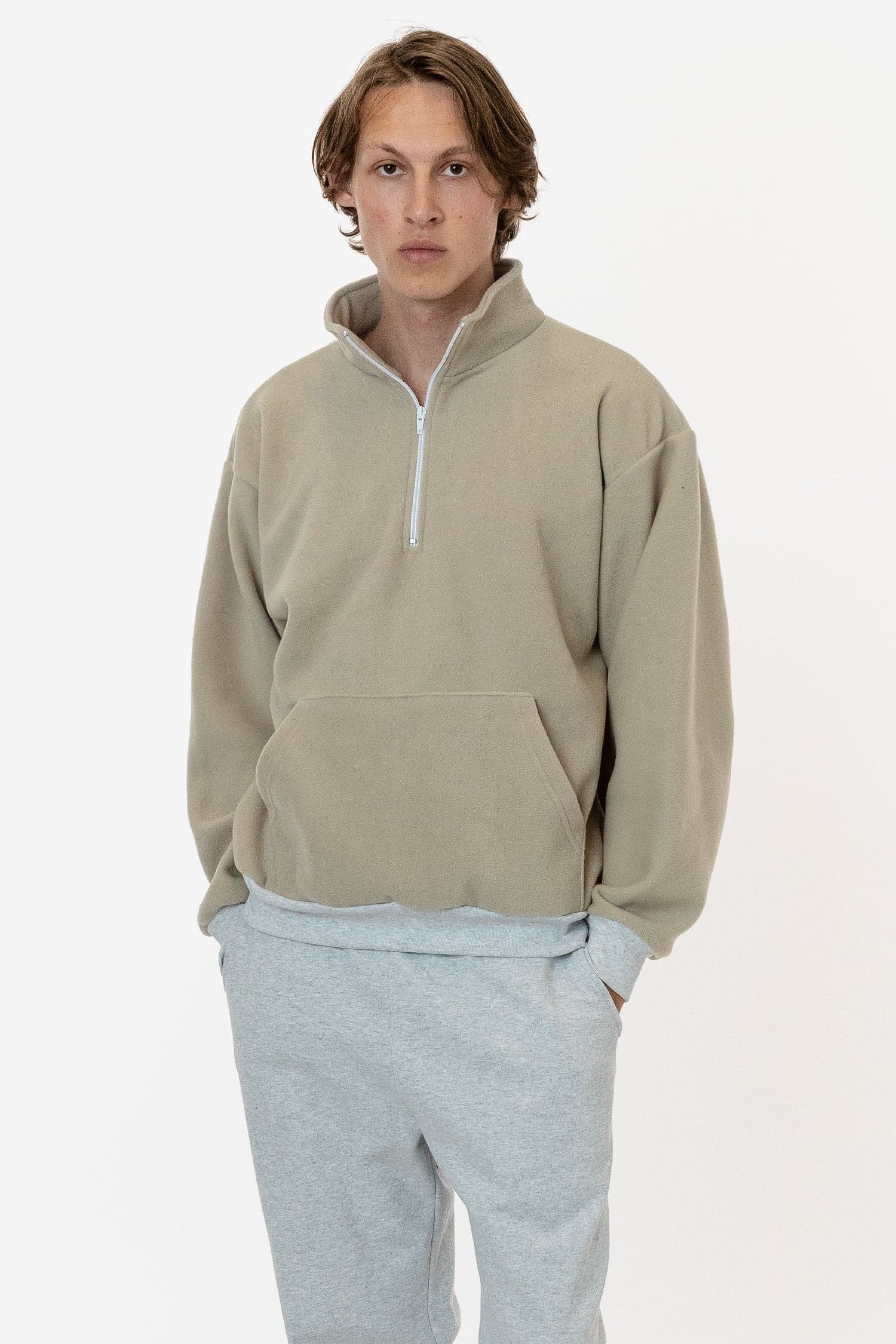 最安値通販 Etavirp Fleece Half Zip Pullover XL - トップス