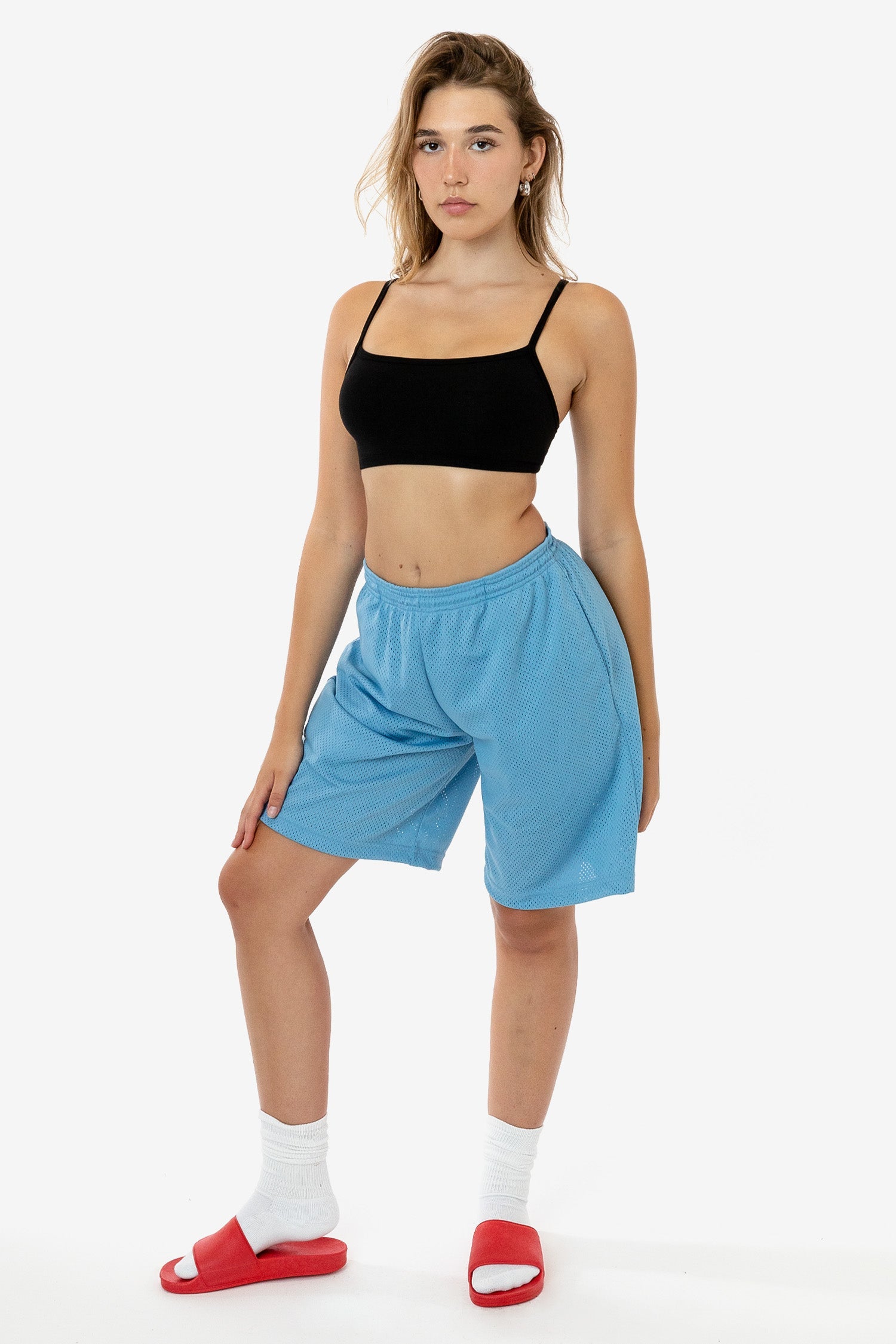 Long on sale mesh shorts