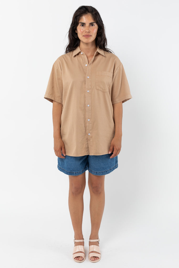 RCT419GD - Cotton Twill Casual Button Up Shirt