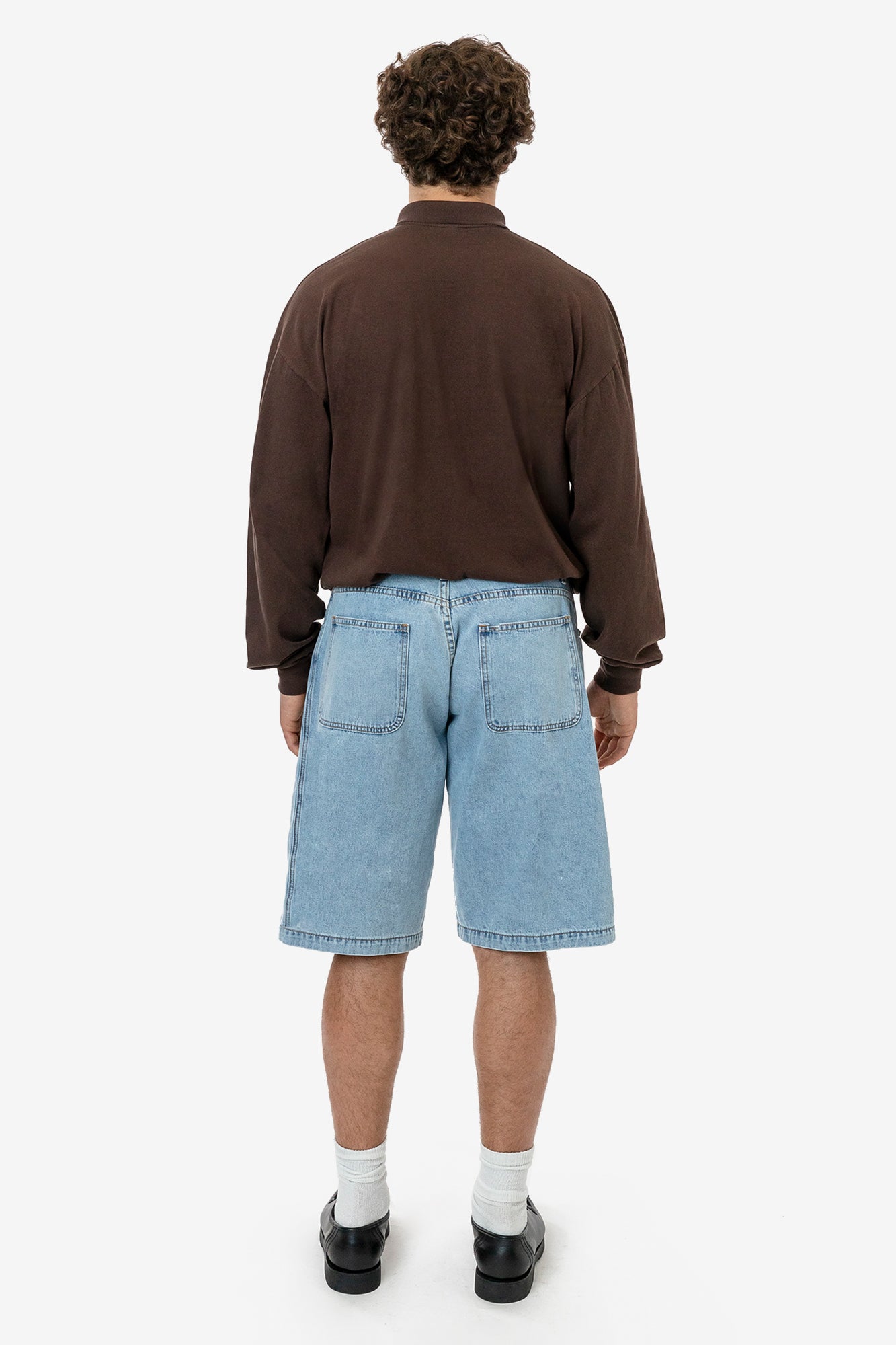 Baggy long denim shorts Clearance