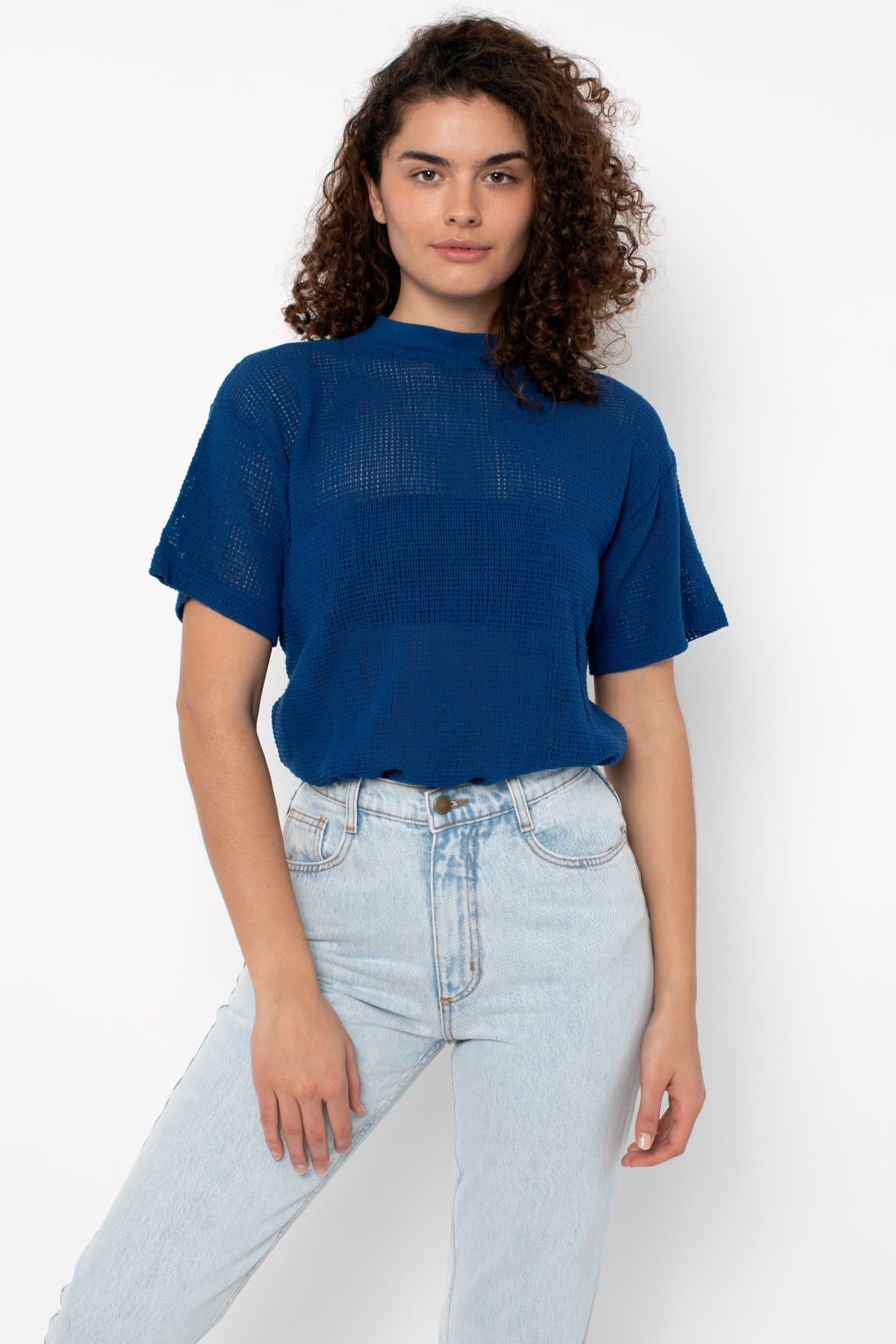 Topshop fishnet sales top