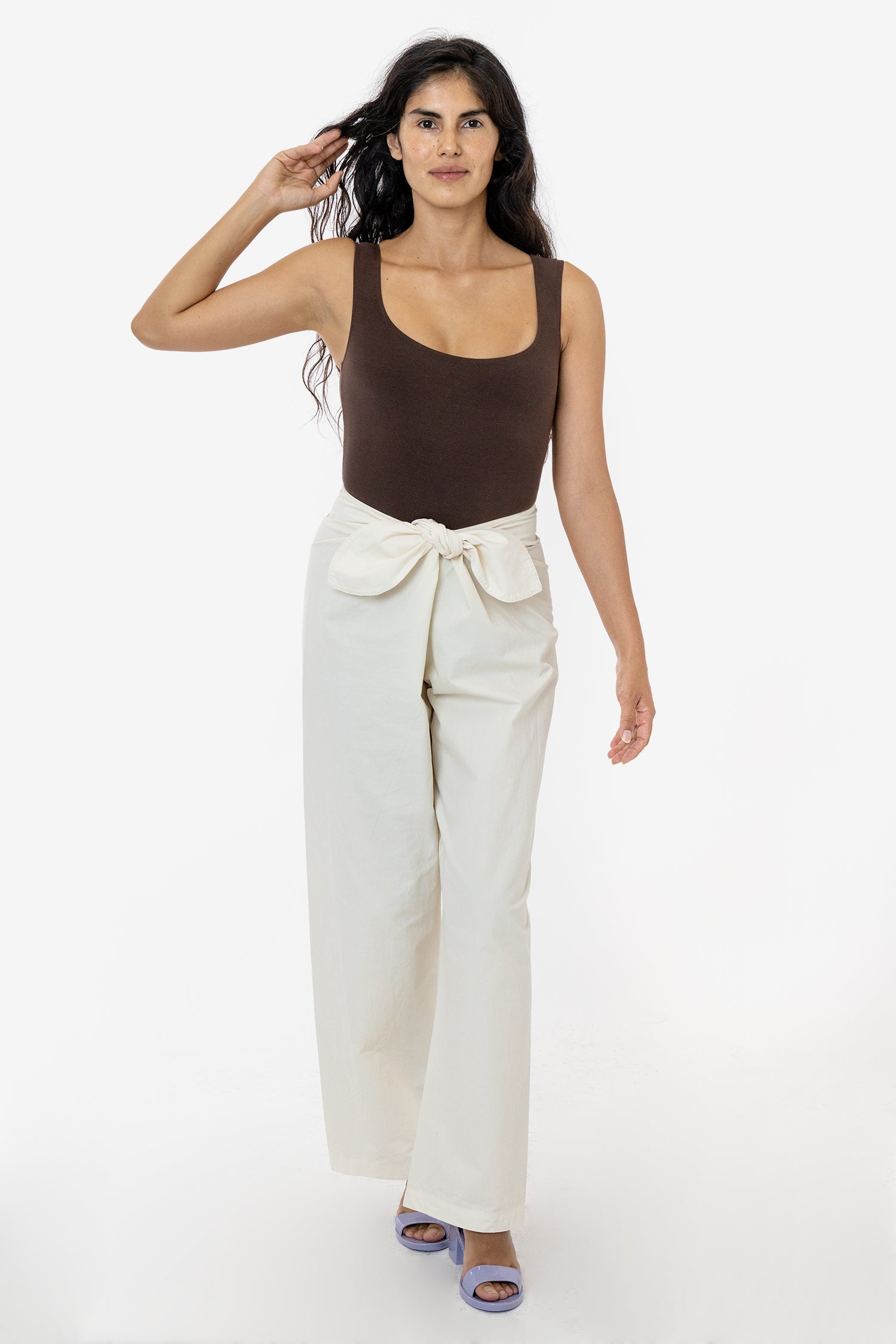 RCT308  Cotton Twill Wide Pants  Los Angeles Apparel