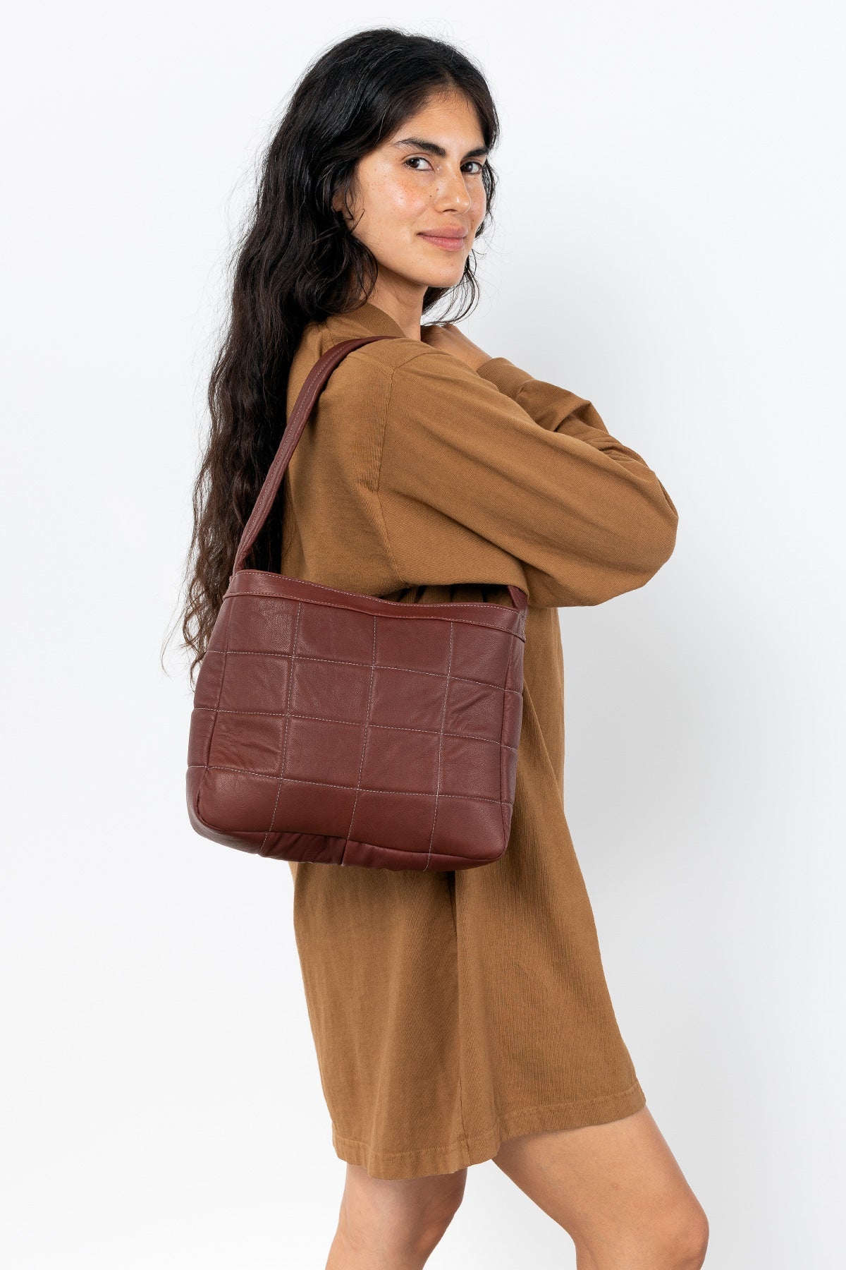 Lambskin bag sales