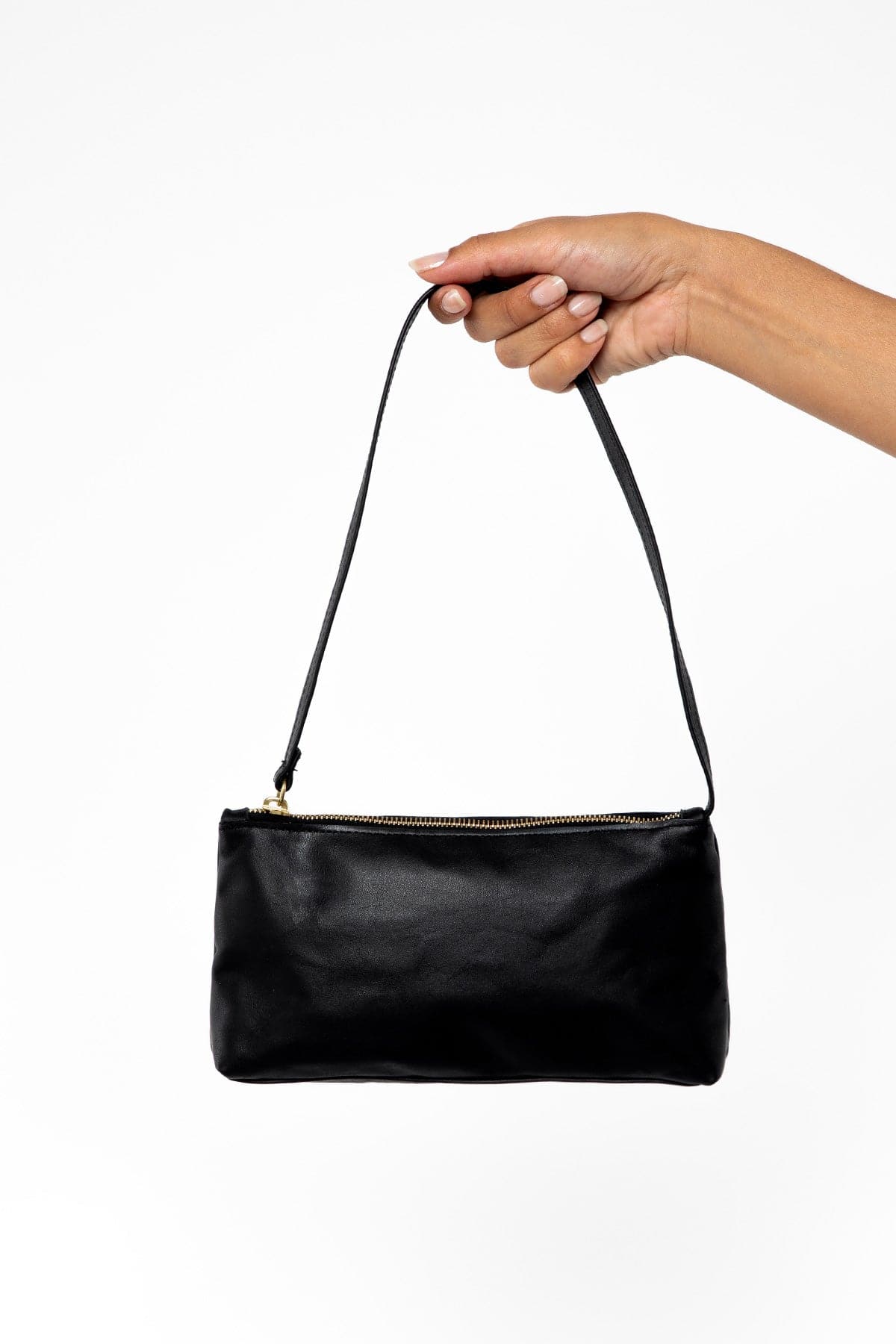 RLH3468 - Leather Zip Pochette – Los Angeles Apparel